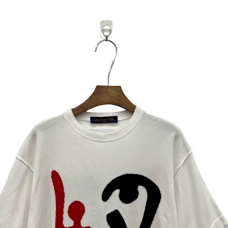 Louis Vuitton Louis Vuitton Knit short sleeve with facial makeup and doo Size US S / EU 44-46 / 1 - 4 Thumbnail