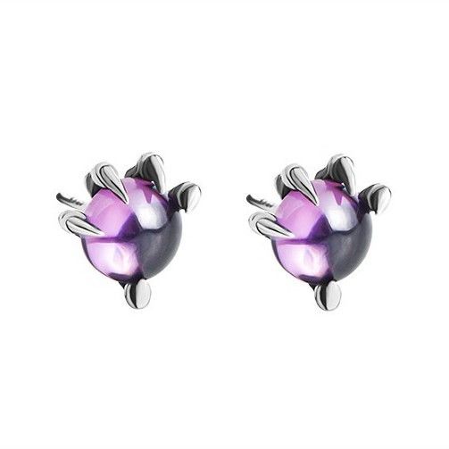 Jewelry Dragon Eye New Trend Earrings One Pairs Chrome Jewelry Size ONE SIZE - 2 Thumbnail