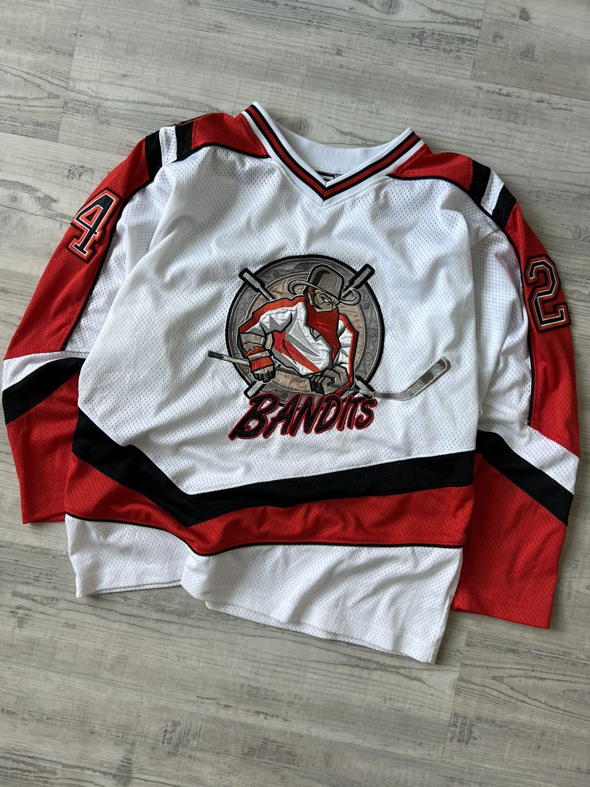 NHL Vintage NHL New Jersey Bandits Hockey Jersey Size US M / EU 48-50 / 2 - 2 Thumbnail