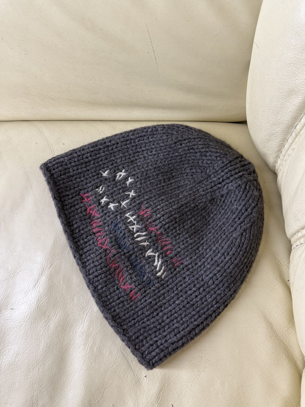 Japanese Brand Vintage Hunky dory stockholm knited beanie har embroidered Size ONE SIZE - 3 Thumbnail