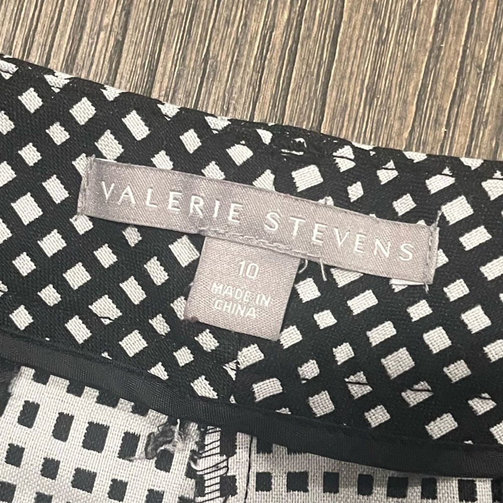 Vintage Valerie Stevens Black White Windowpane Capri Pants Size 10 Size 32" / US 10 / IT 46 - 4 Thumbnail