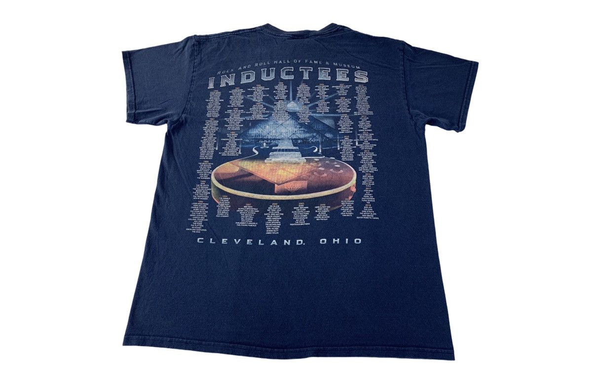 Band Tees 90s Rock N Roll Inductees Hall Of Fame Band List Printed Tee Size US L / EU 52-54 / 3 - 1 Thumbnail