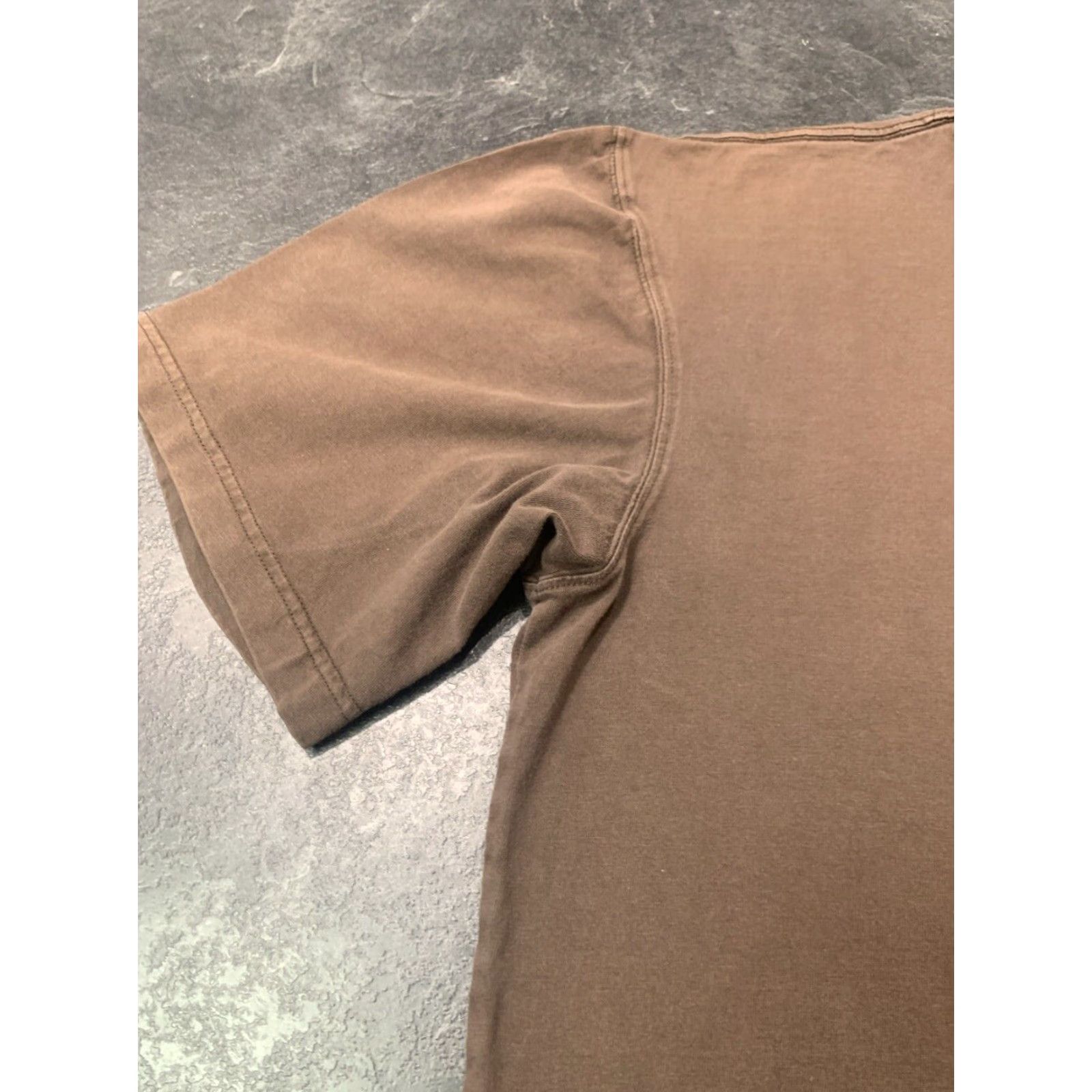 Walls VINTAGE Walls Men's Henley Shirt Large Brown Cotton Pocket Workwear Size US L / EU 52-54 / 3 - 6 Thumbnail
