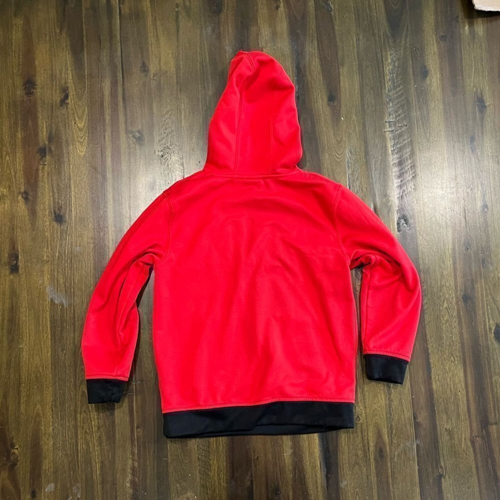 Puma Puma Kids Hoodie Red and Black Fleece - Size S Size S / US 4 / IT 40 - 4 Thumbnail