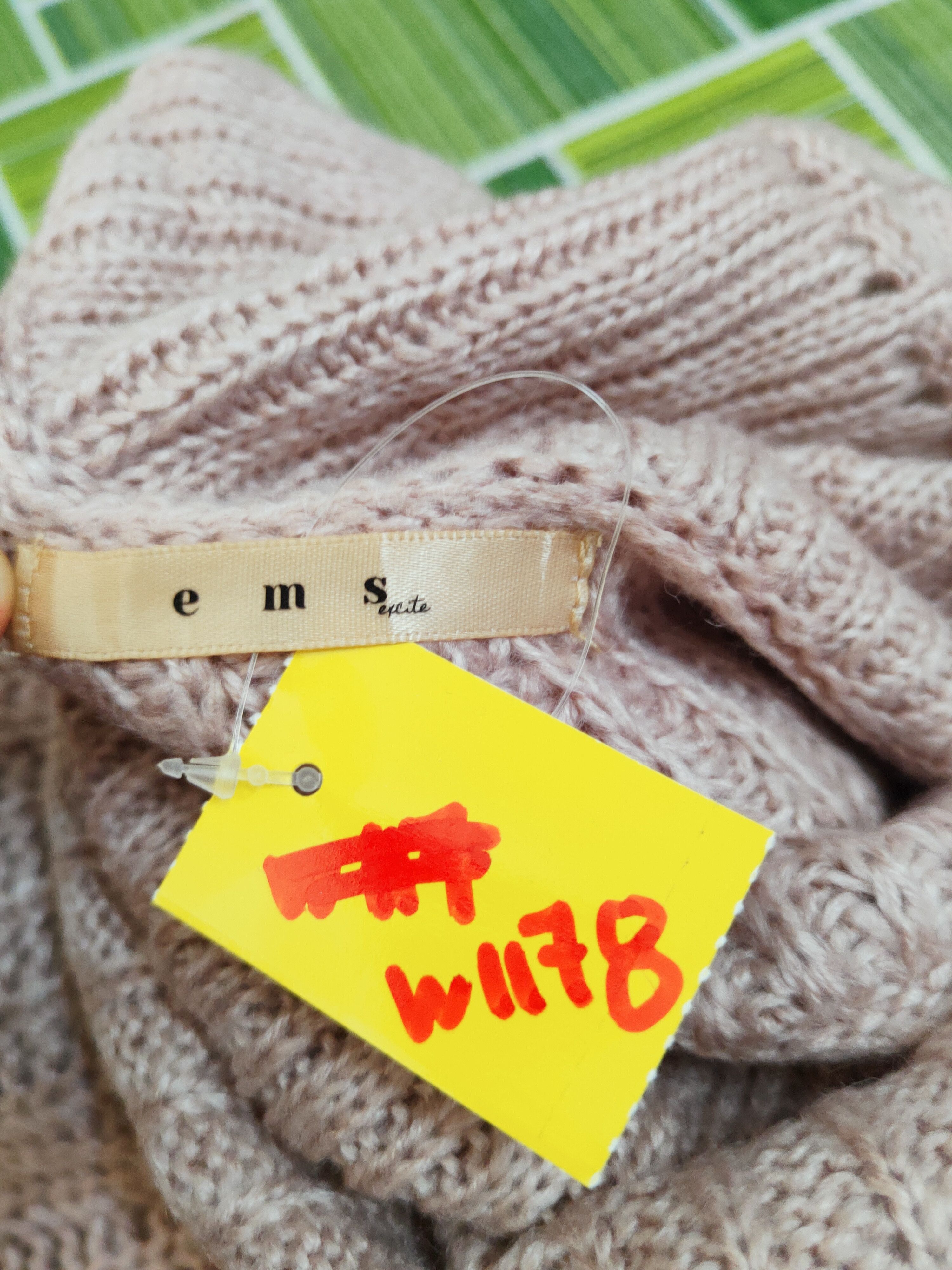 Japanese Brand Ems Excite Pink Knitwear Crop Tops #W1178 Size M / US 6-8 / IT 42-44 - 10 Thumbnail