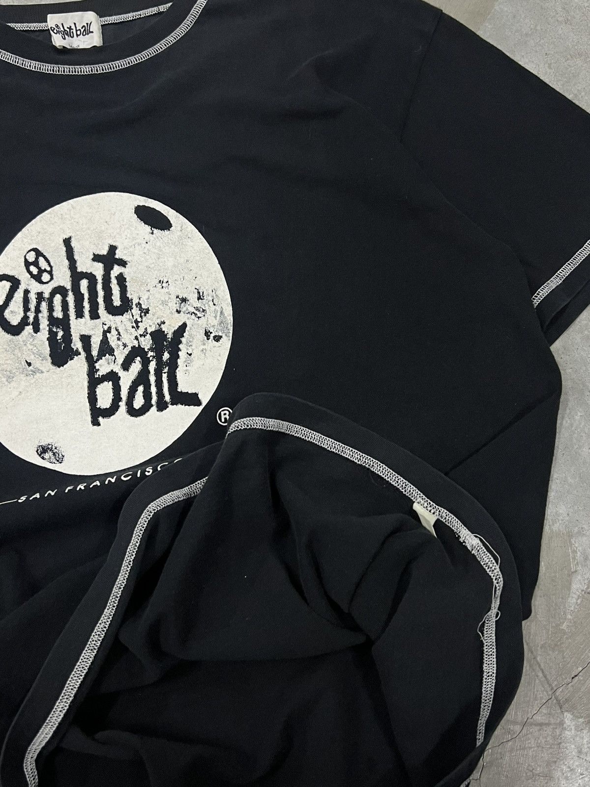Band Tees Vintage 90s Eight Ball Records San Francisco T-Shirt Size US L / EU 52-54 / 3 - 7 Thumbnail