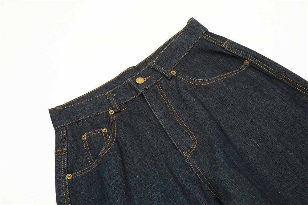 Japanese Brand × Jean American high street loose wide-leg versatile jeans Size US 32 / EU 48 - 4 Thumbnail