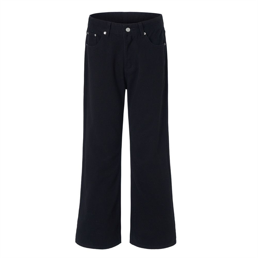 Jean Hippie men's street simple loose flared casual jeans Size US 32 / EU 48 - 1 Thumbnail