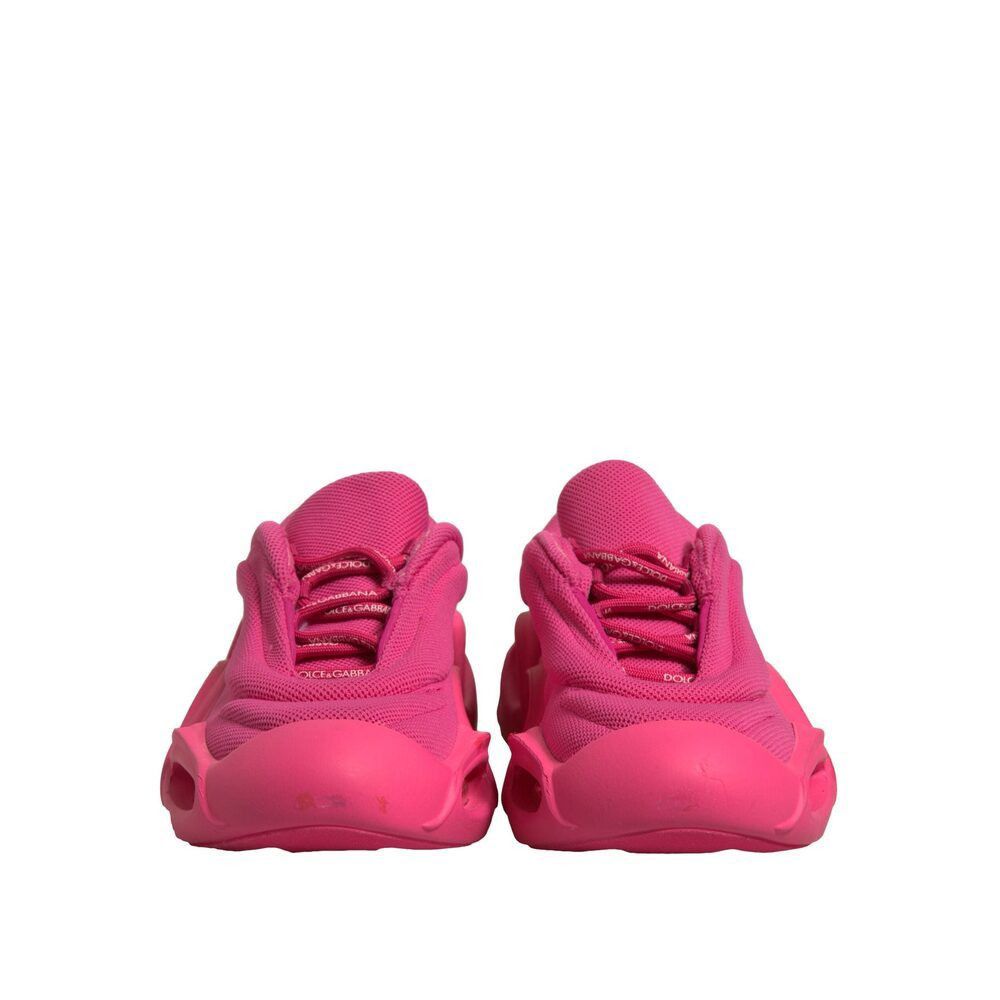 Dolce & Gabbana Dolce & Gabbana Pink Wave Low Top Lace Up Men Sneakers Shoes Size US 11 / EU 44 - 2 Thumbnail