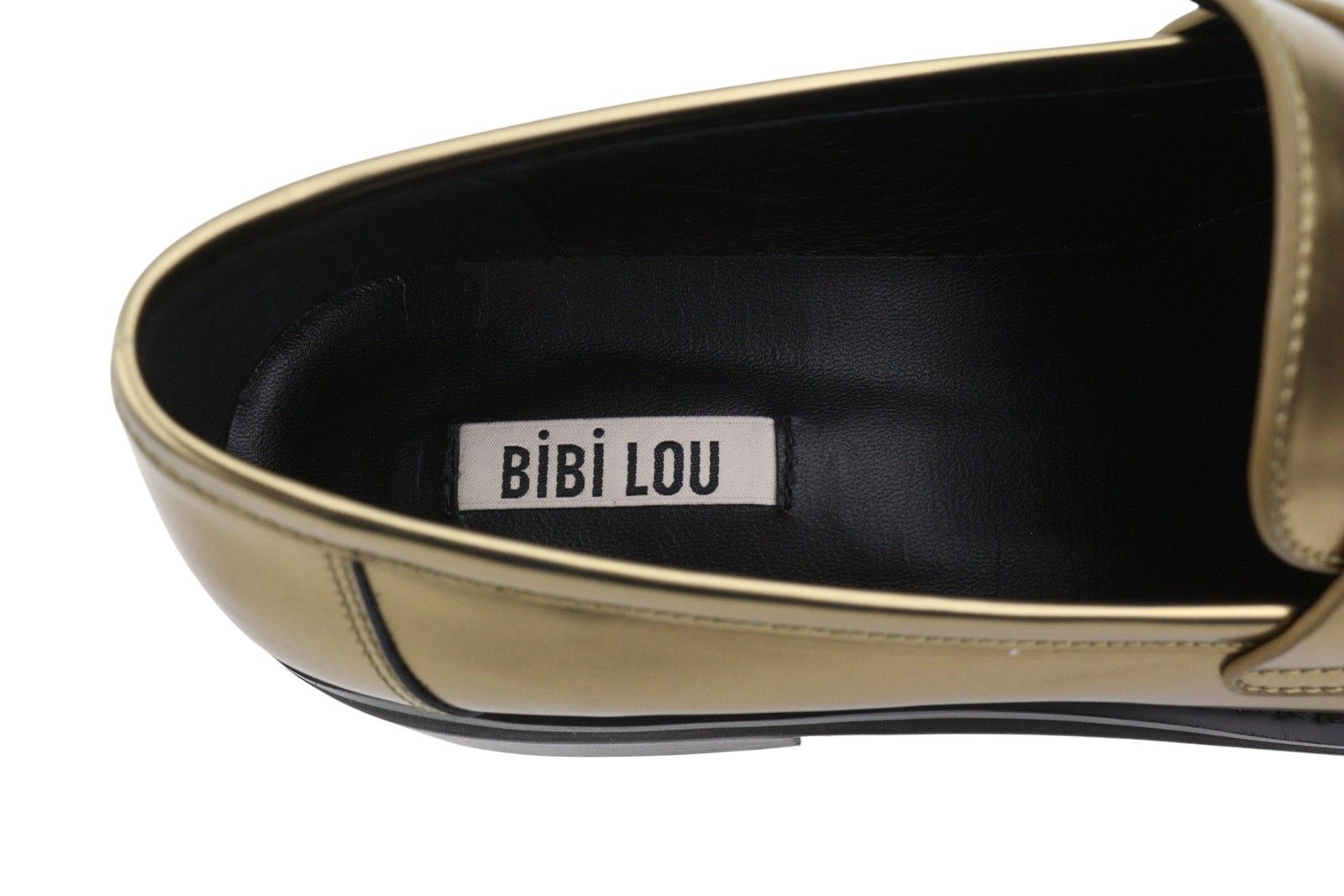 Other BIBI LOU JAYA EU40 Shiny Gold Leather Chunky 87555 Size US 9 / IT 39 - 10 Thumbnail