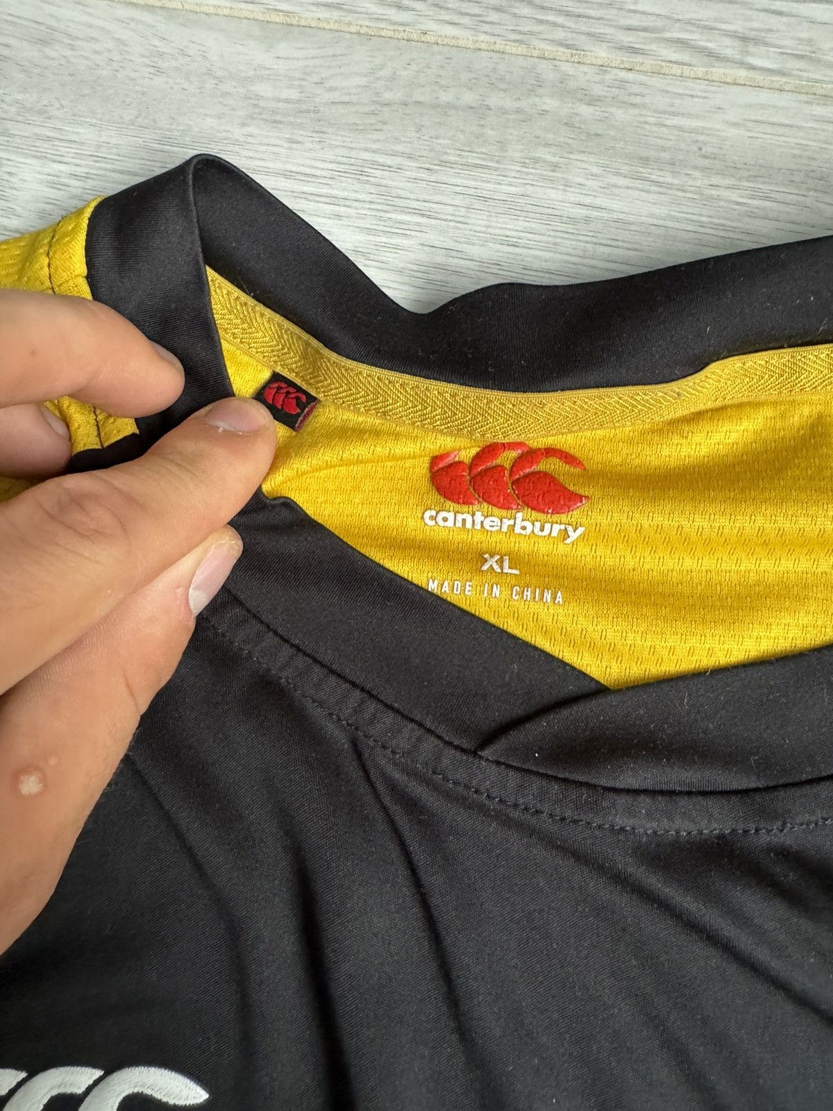 Canterbury of New Zealand × Vintage Jersey Canterbury of New Zealand Bath Rugby Shirt Size US XL / EU 56 / 4 - 3 Thumbnail