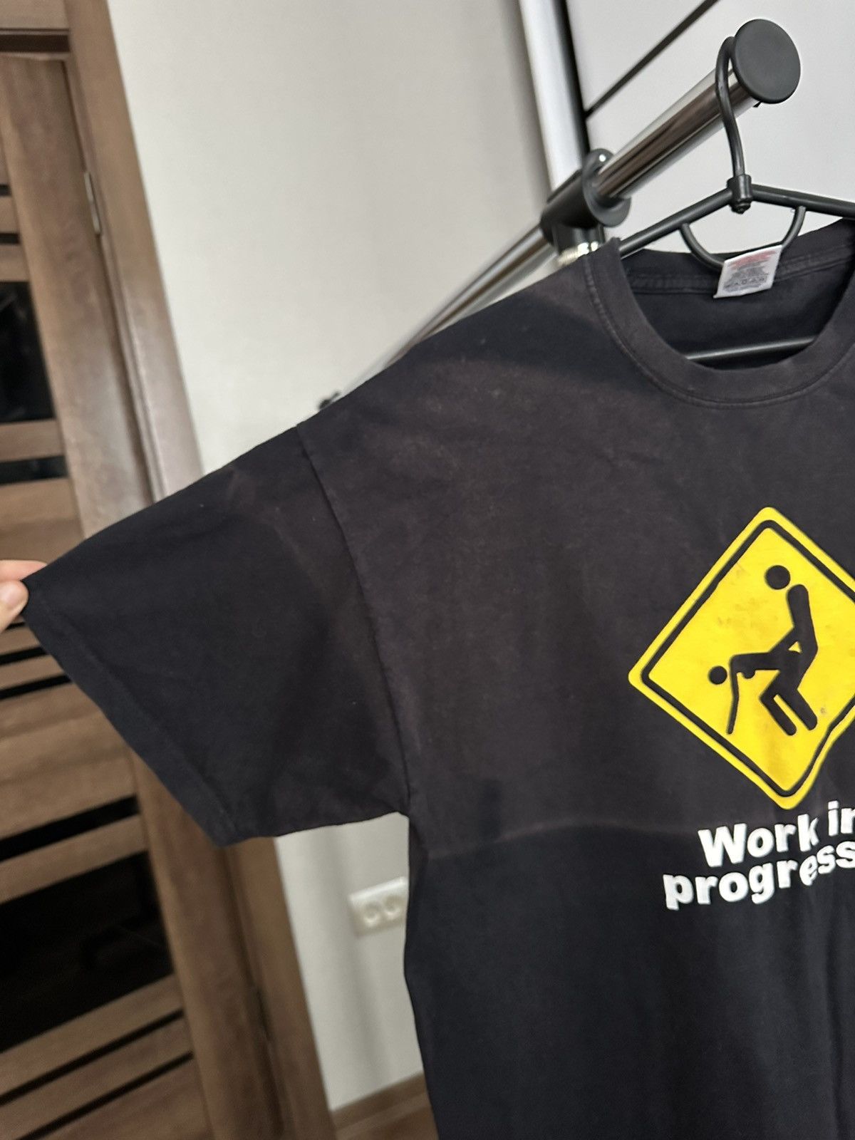 Vintage Work In Progress Vintage T-Shirt Tee Humor Funny Sex Faded Size US L / EU 52-54 / 3 - 7 Thumbnail