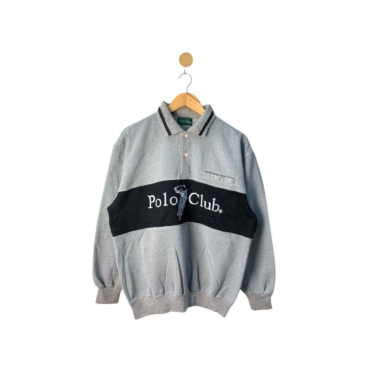 Polo Ralph Lauren × Vintage Vintage POLO CLUB SWEATSHIRT Size US L / EU 52-54 / 3 - 1 Thumbnail