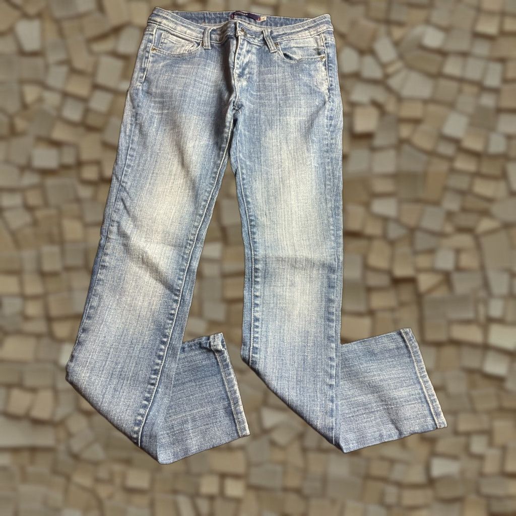 Vintage VIGOSS Jeans Women's Size 5 Blue Denim Straight Leg Pockets Size 27" / US 4 / IT 40 - 1 Thumbnail