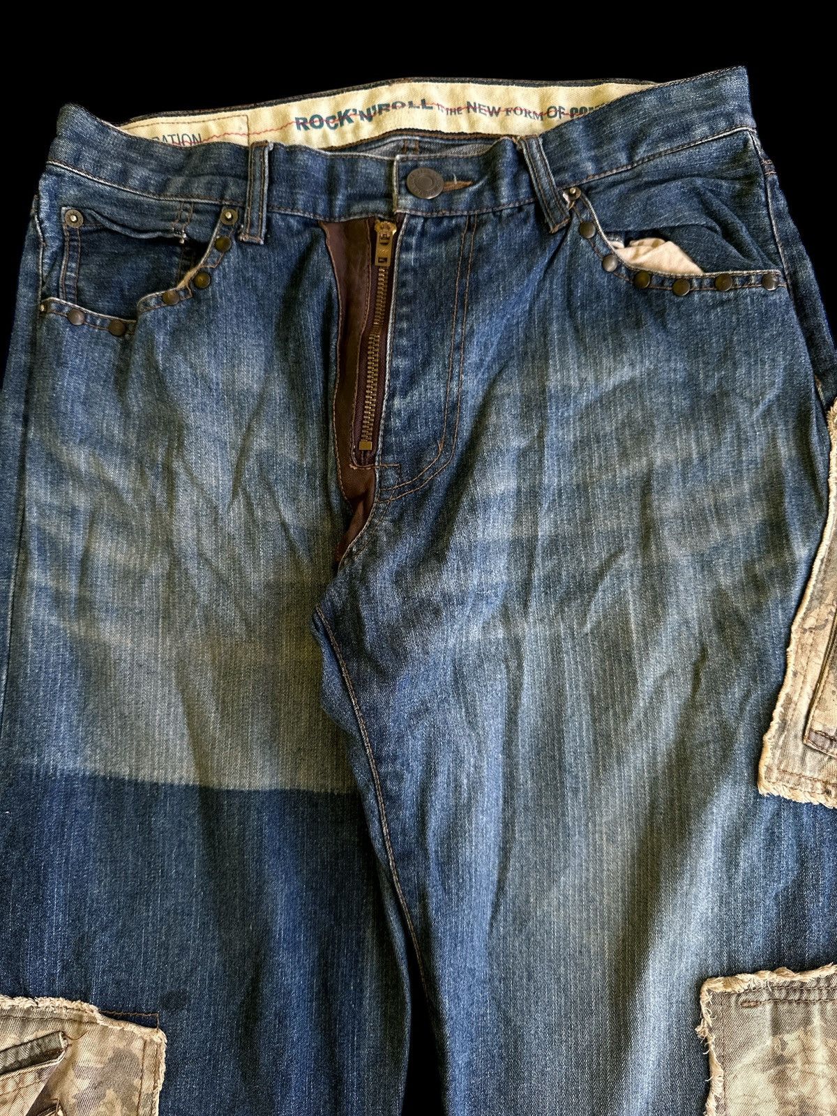 Kapital Ppfm Custom Perfomance💥Denim ppfm Bondage Style💥 Size US 33 - 5 Thumbnail
