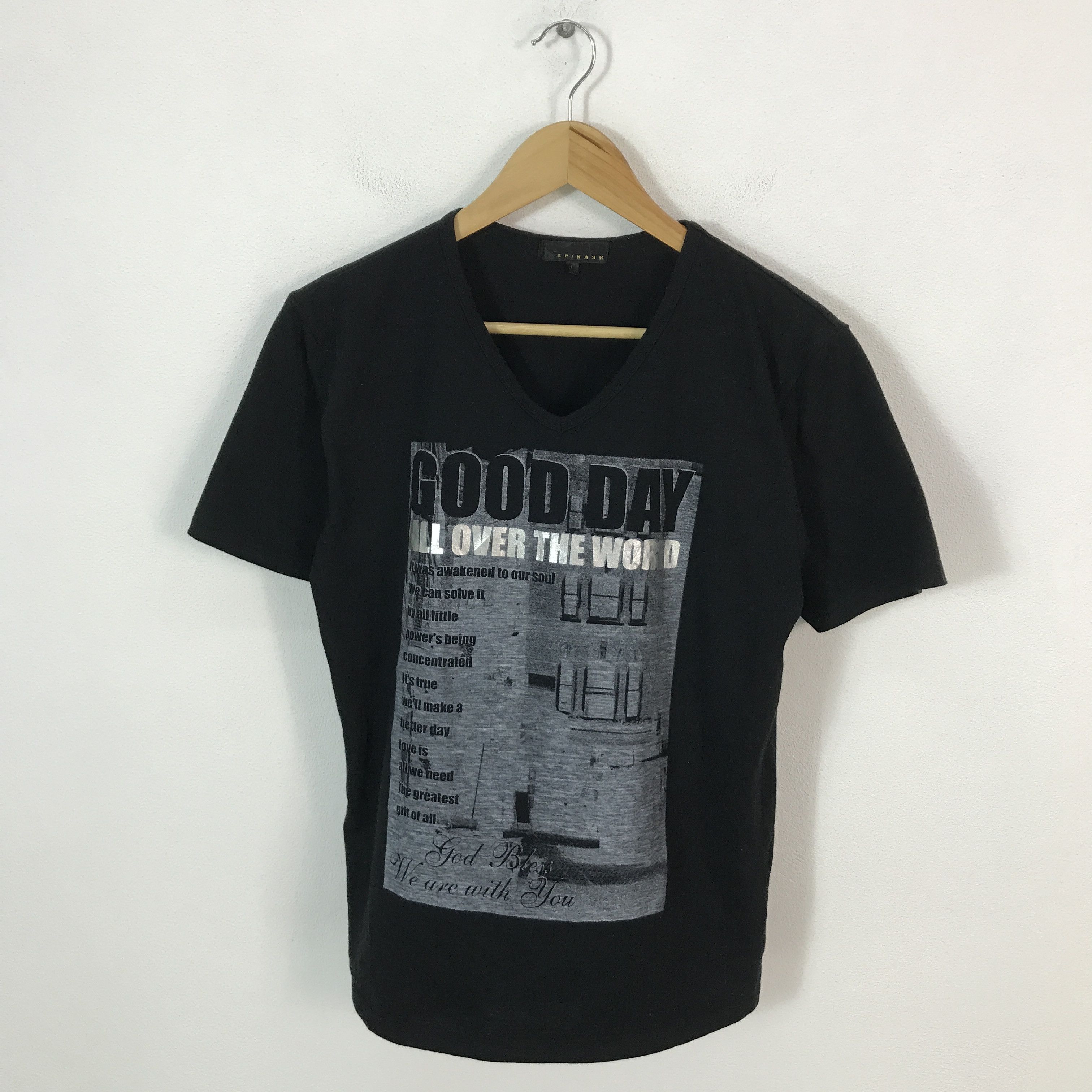 Japanese Brand Gothic Punk Japan design style good day t-shirt Size US L / EU 52-54 / 3 - 1 Thumbnail