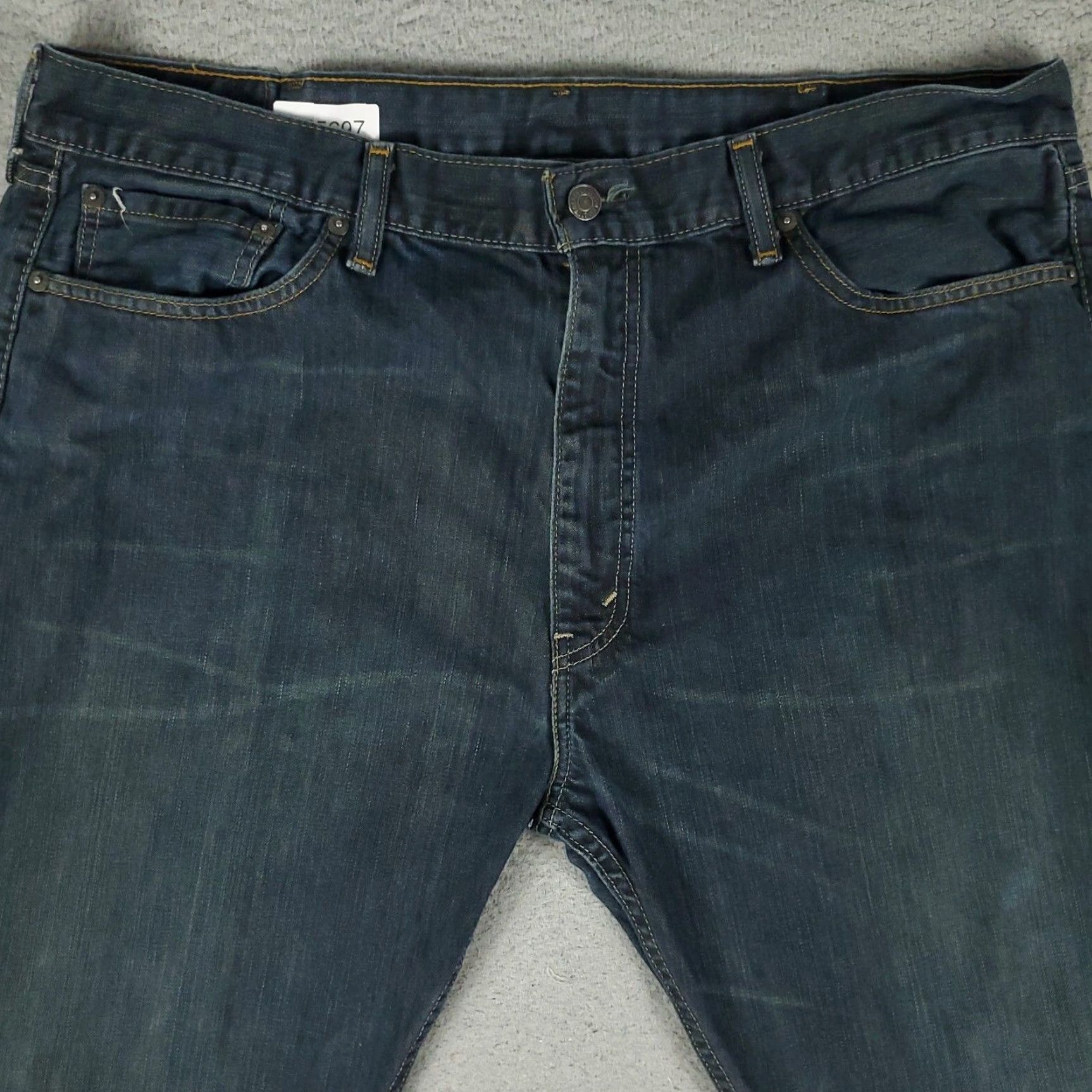 Levi's Levis 505 Jeans Mens 40x26 Blue Casual Straight Leg Denim Pants Size US 40 / EU 56 - 2 Thumbnail