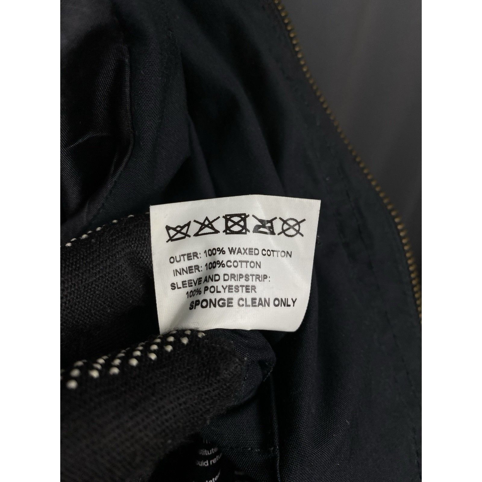 Barbour Barbour Braken Men's Black Waxed Motorcycle Jacket Size L Size US L / EU 52-54 / 3 - 15 Thumbnail