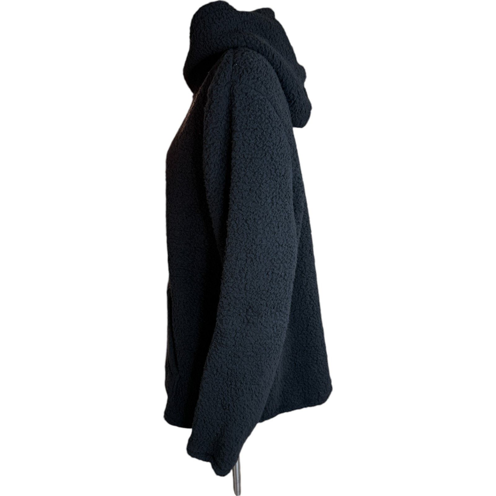 Other Cuddl Duds Men's Cloud Fleece Quarter Zip Hoodie Black Large Size US L / EU 52-54 / 3 - 11 Thumbnail