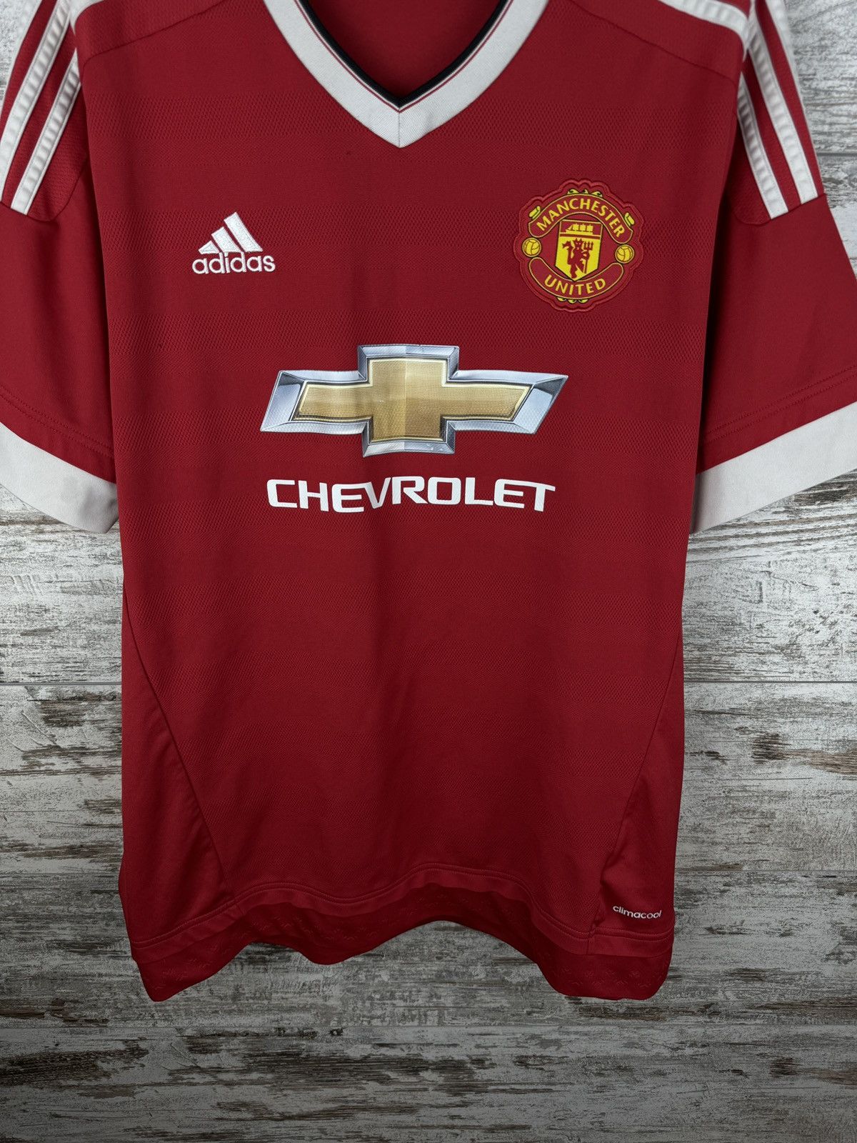Adidas Mens Vintage Adidas Manchester United FC T-shirt jersey y2k Size US L / EU 52-54 / 3 - 3 Thumbnail