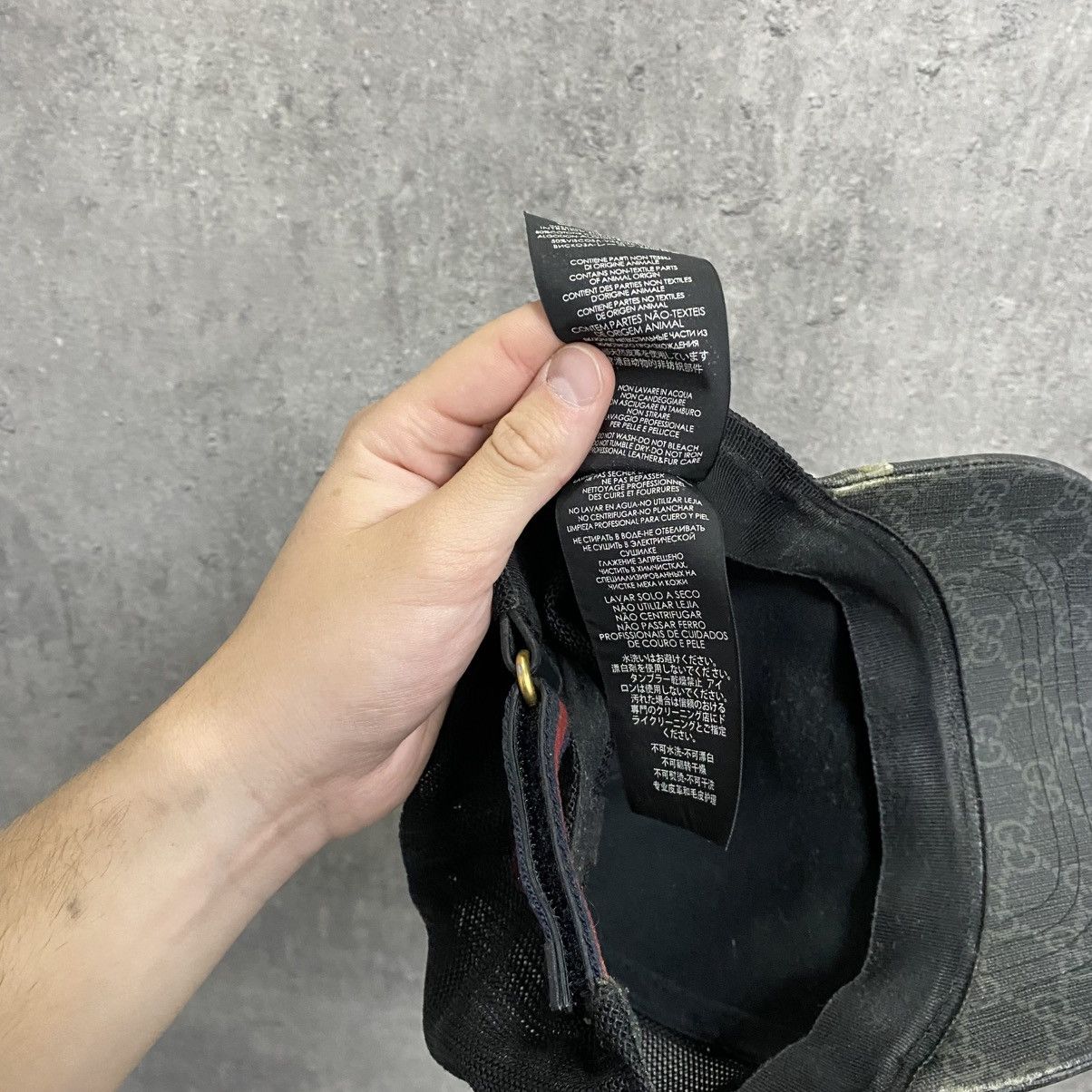 Gucci Gucci Snake Monogram Cap Hat Size ONE SIZE - 11 Thumbnail