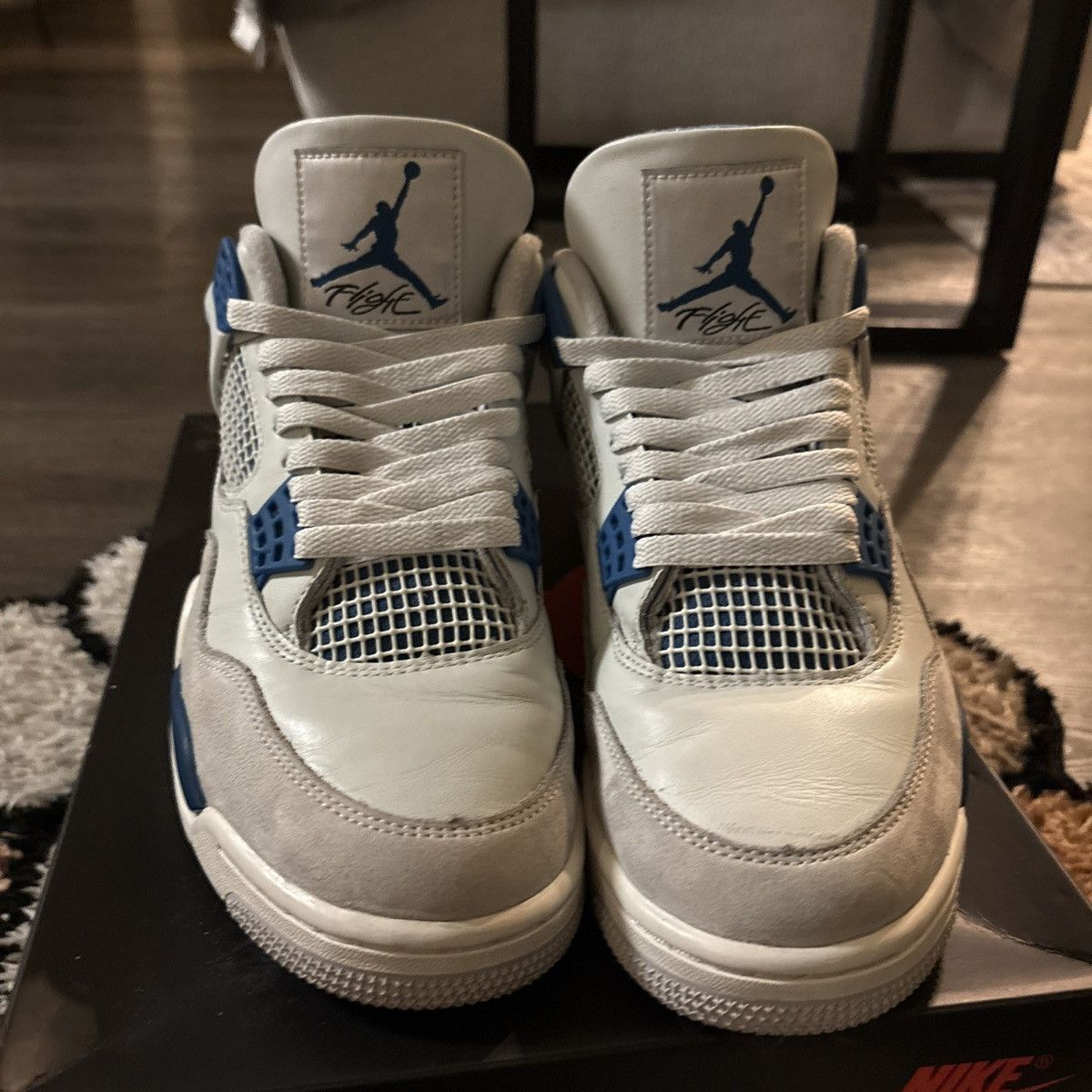 Jordan Brand Jordan 4 Military Blue Size US 9.5 / EU 42-43 - 2 Thumbnail