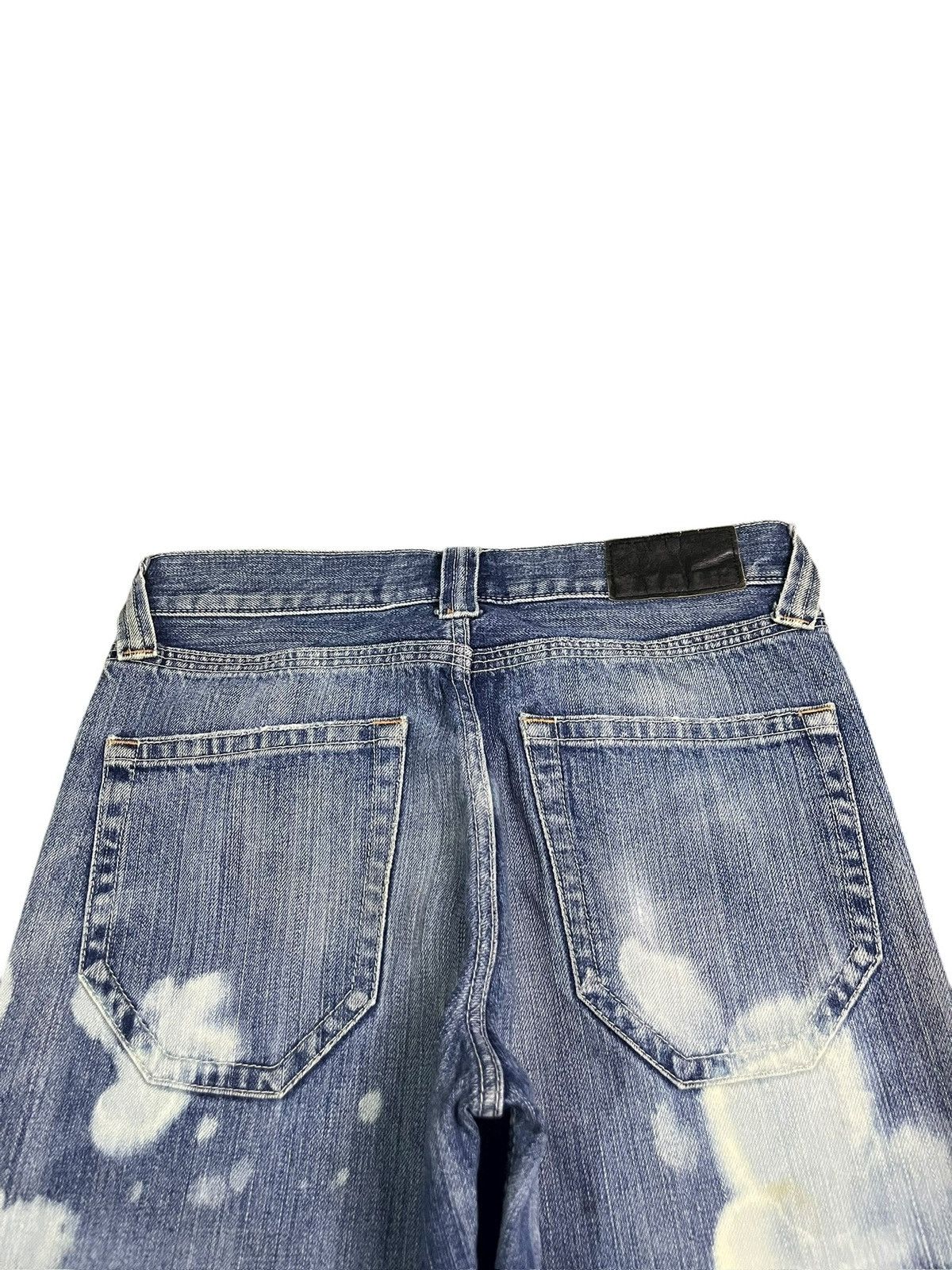 Uniqlo Vintage Uniqlo Bleached Wash Distress Flare Jeans Size US 29 - 4 Thumbnail