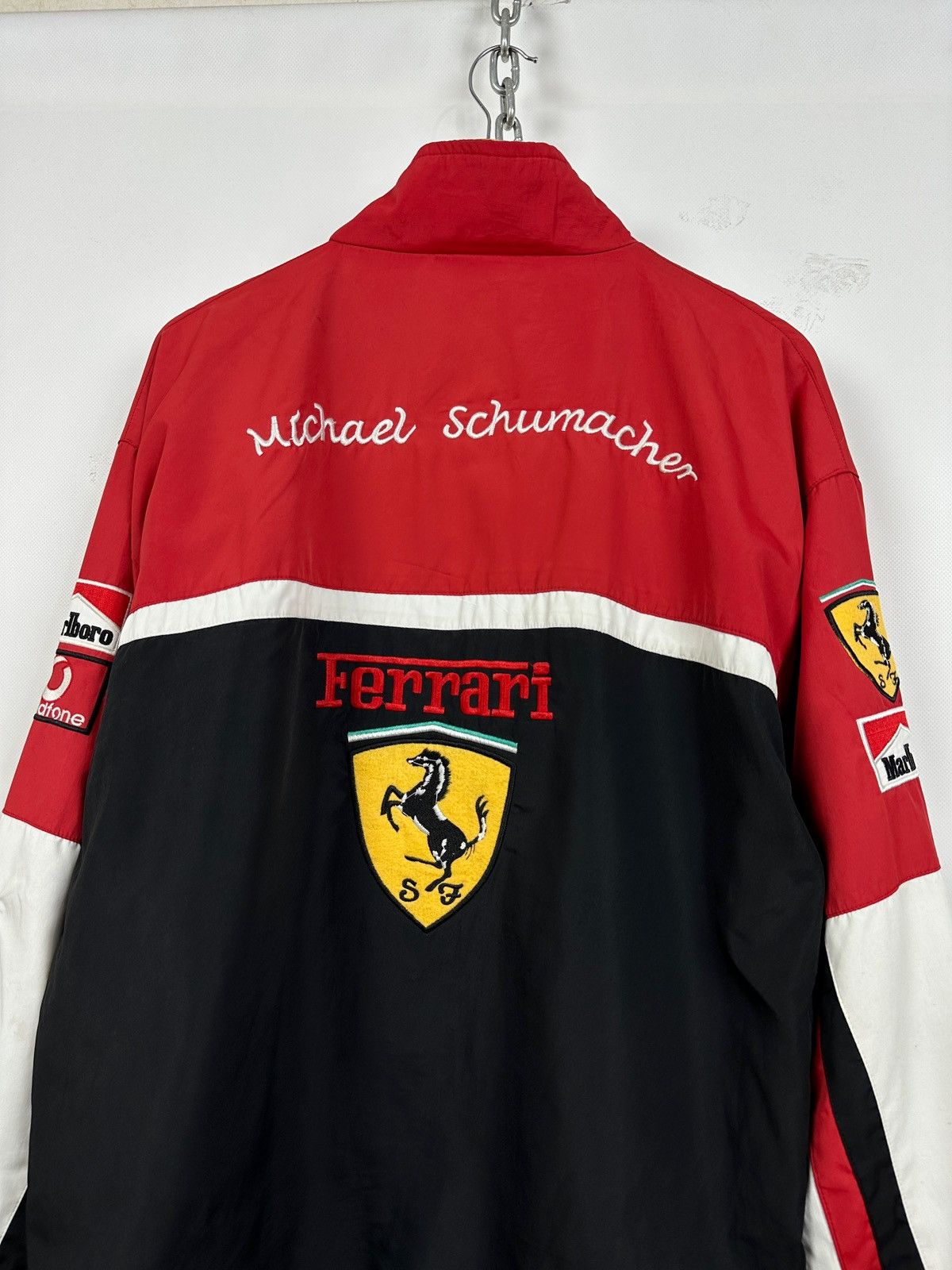 Ferrari Vintage Ferrari Marlboro Vodafone Racing Light Track Jacket Size US XL / EU 56 / 4 - 16 Thumbnail
