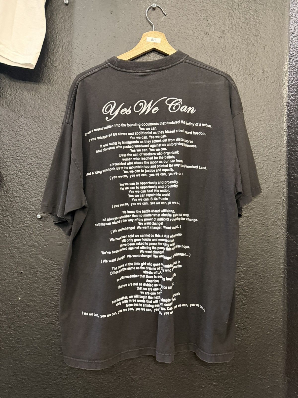 Vintage Vintage “Yes We Can” Obama T Shirt Size US XXL / EU 58 / 5 - 3 Thumbnail