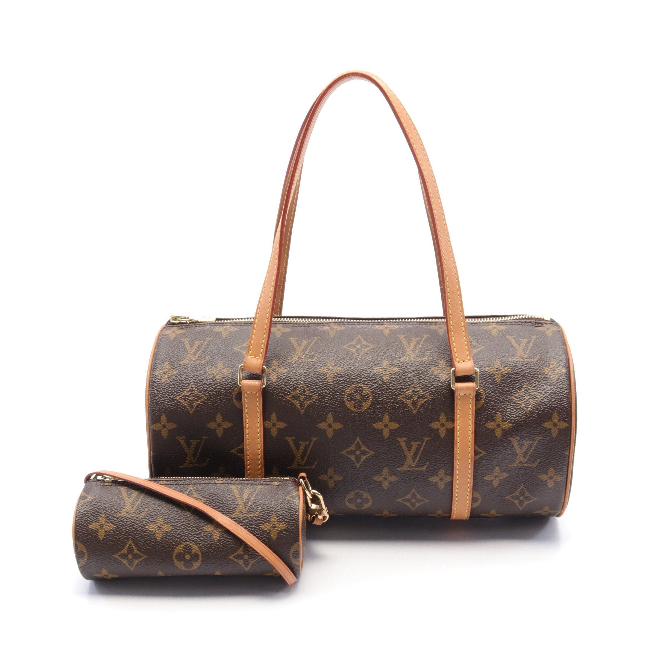Louis Vuitton Louis Vuitton Papillon 30 Monogram Handbag Leather Brown Size ONE SIZE - 1 Thumbnail