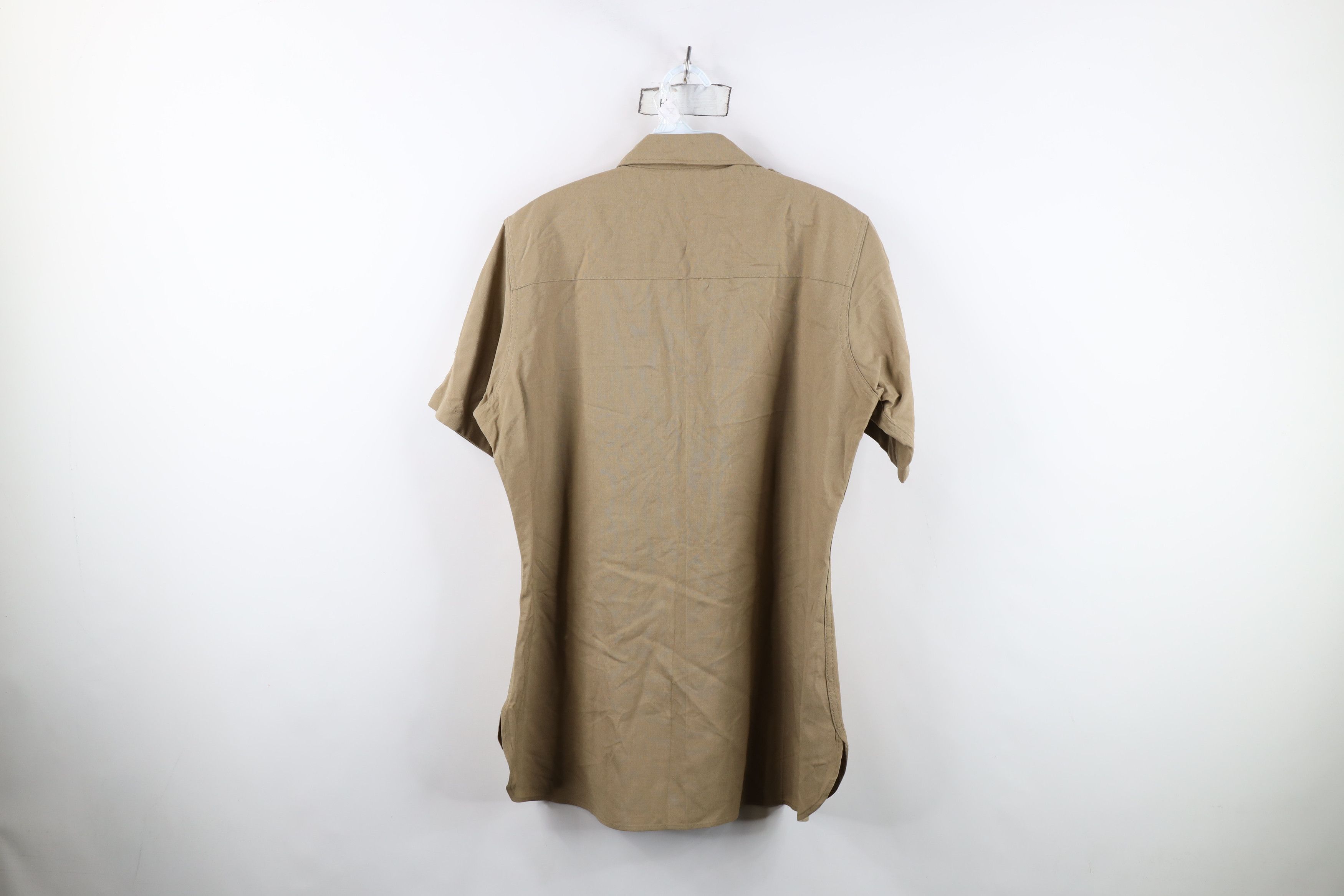 Vintage Vintage 40s World War II Military Field Button Shirt Size US M / EU 48-50 / 2 - 13 Thumbnail