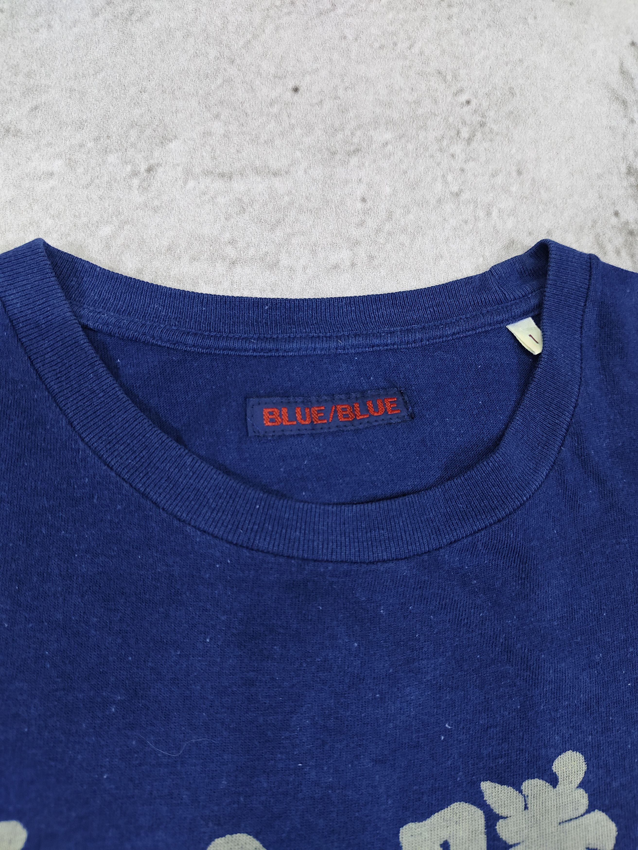 Blue Blue Japan 90s Blue Blue 🇯🇵“I’m Selfish” Kanji Japanese Americana Tee Size US M / EU 48-50 / 2 - 4 Thumbnail