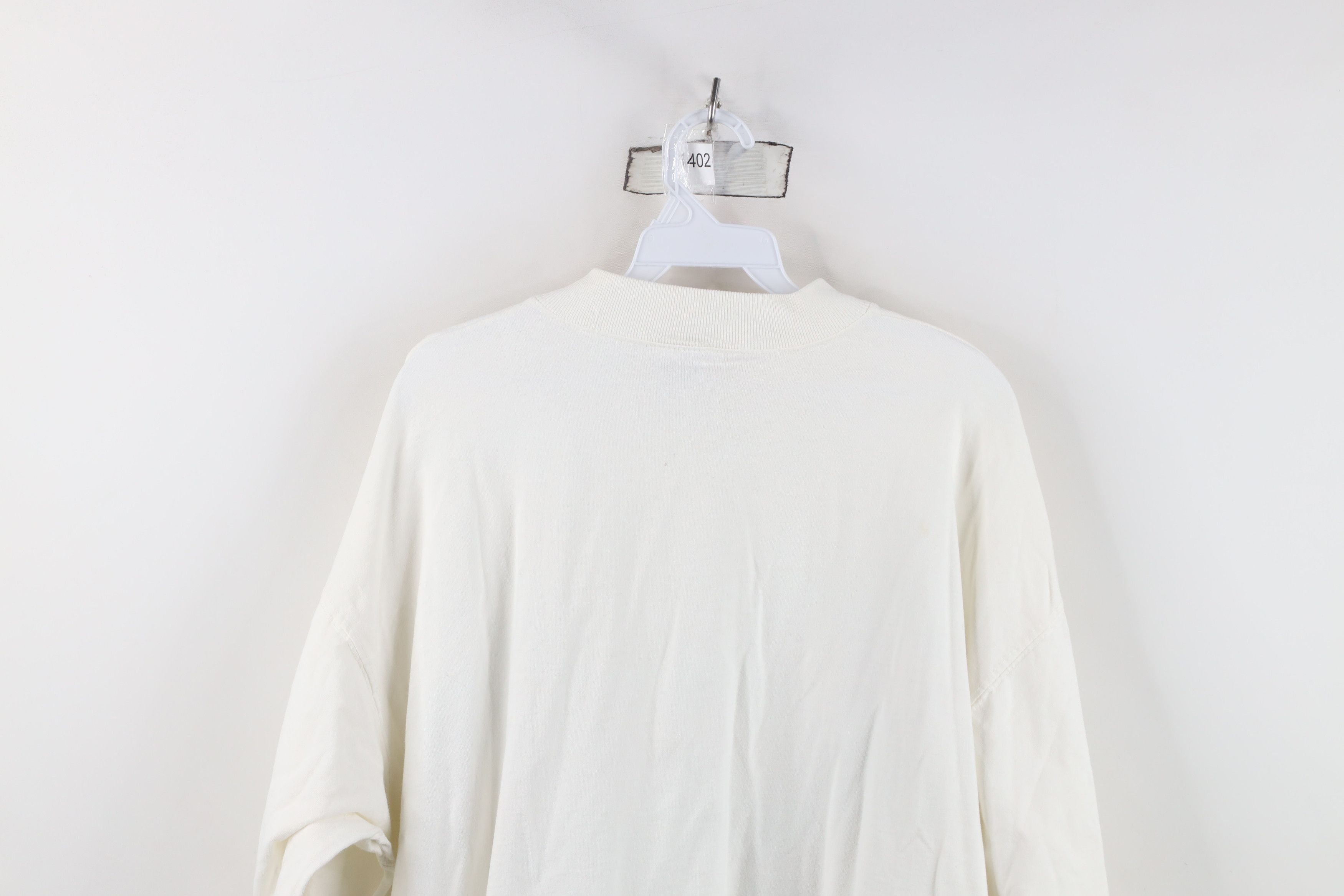 Vintage Vintage 90s Streetwear Heavyweight Buck Mock Neck T-Shirt Size US XXL / EU 58 / 5 - 11 Thumbnail