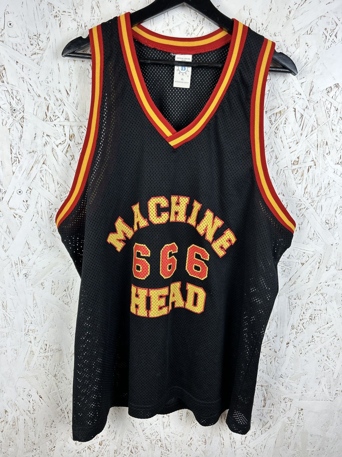 Band Tees 90s Vintage Blue Grape Machine Head 666 Basketball Jersey Size US XL / EU 56 / 4 - 1 Thumbnail