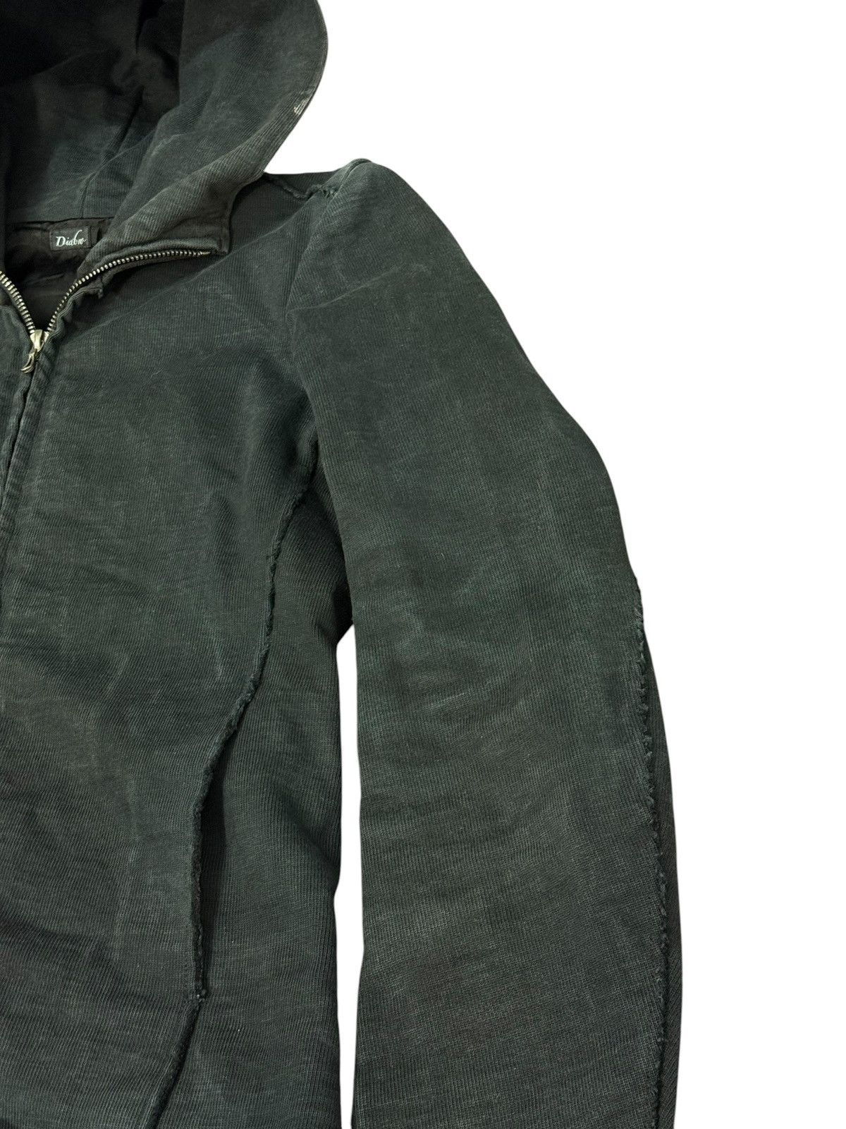 Japanese Brand Gothic Hoodie Jacket Diabro Slim Thick lgb rick owens 7🟩3 Size US S / EU 44-46 / 1 - 6 Thumbnail