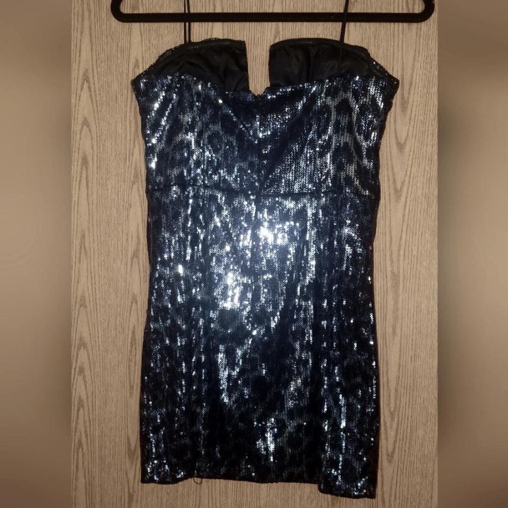 Zara Zara Sequin Dress Size Medium Size M / US 6-8 / IT 42-44 - 2 Thumbnail