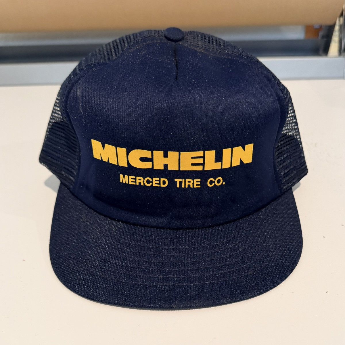 Vintage Vintage Michelin Tires Blue Foam Trucker Hat 90s Swingster Size ONE SIZE - 1 Thumbnail