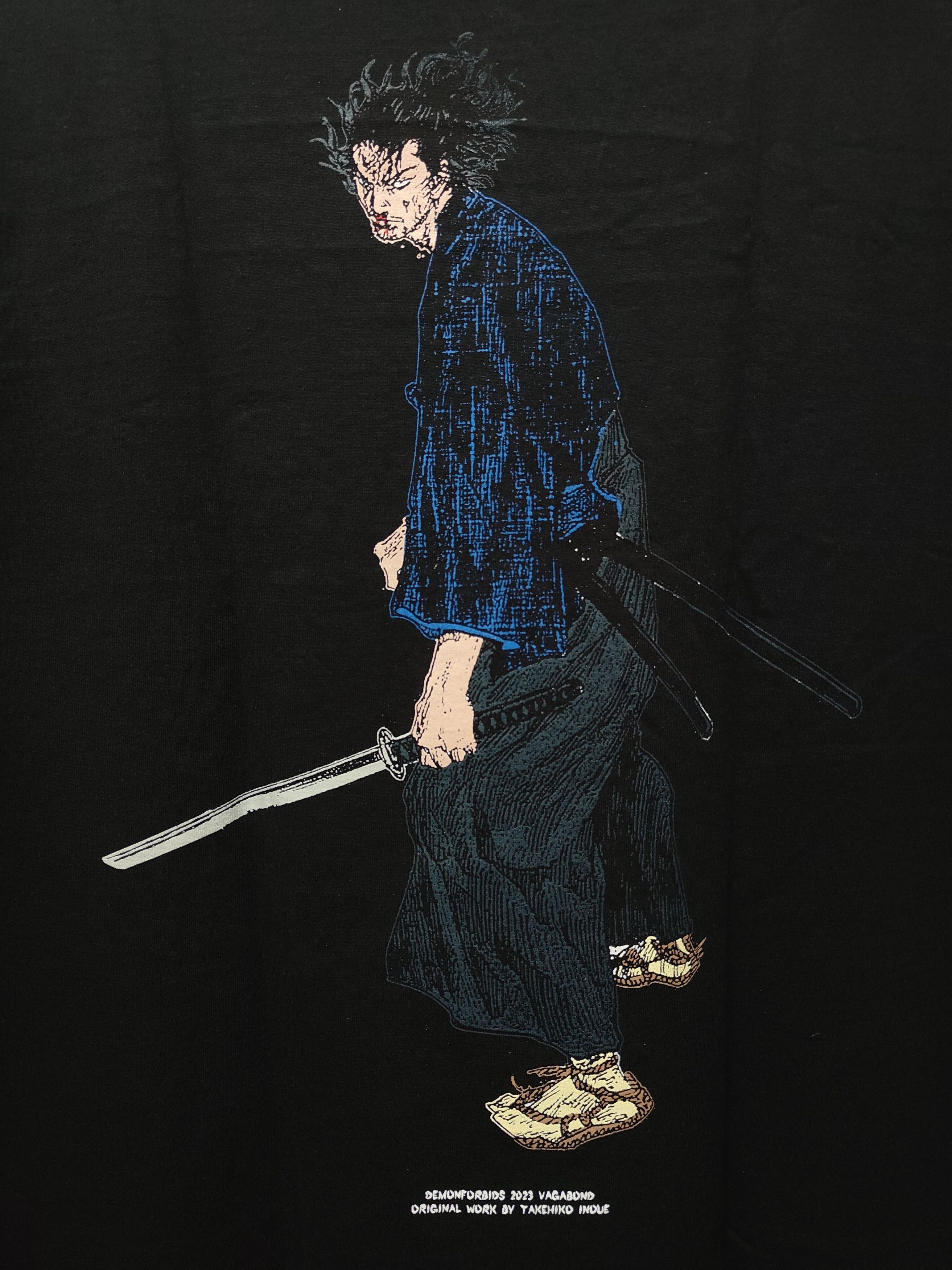 Anime Vagabond Musashi Miyamoto T-shirt Size US XL / EU 56 / 4 - 6 Thumbnail