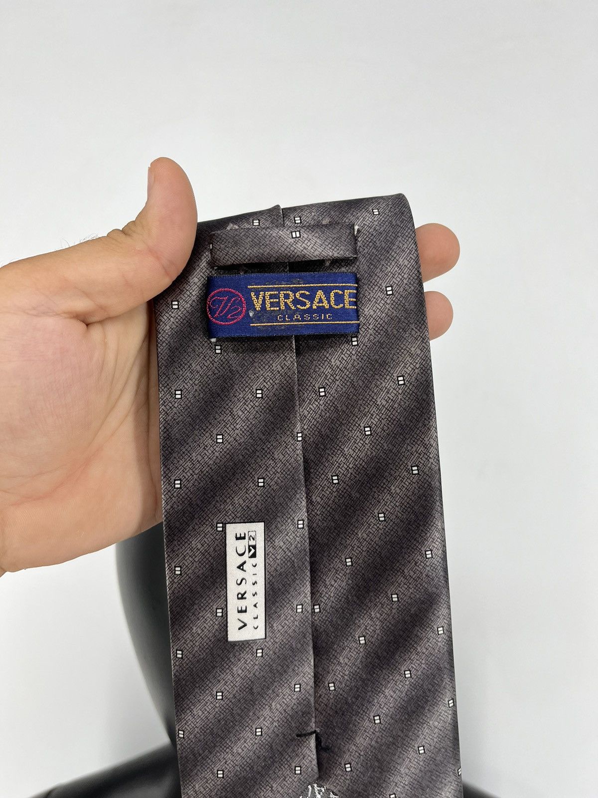 Versace × Vintage Vintage Versace Classic V2 Silk Tie Size ONE SIZE - 3 Thumbnail
