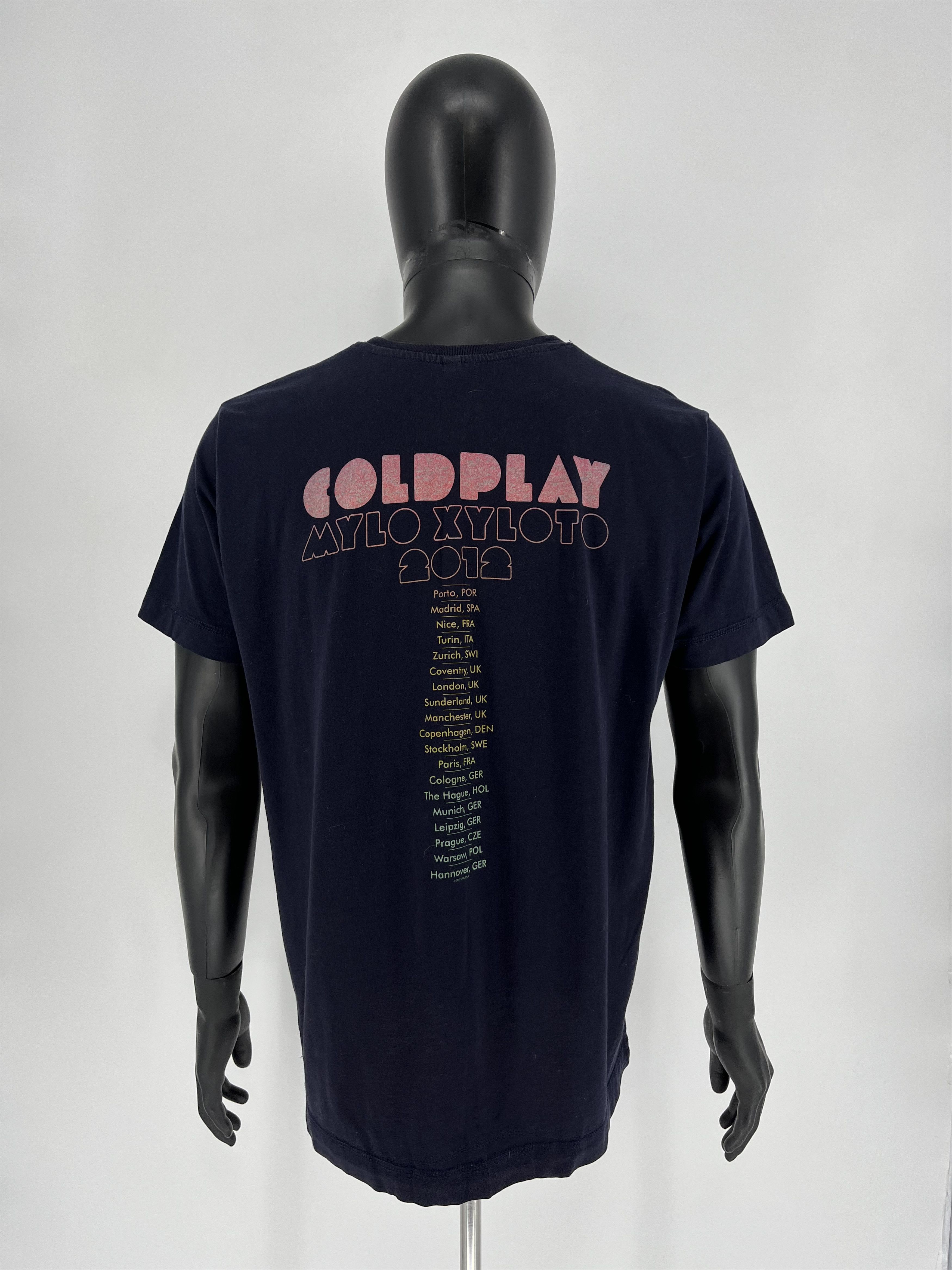 Band Tees Vintage Y2K Coldplay T Shirt Mylo Xyloto 2012 Size US L / EU 52-54 / 3 - 8 Thumbnail