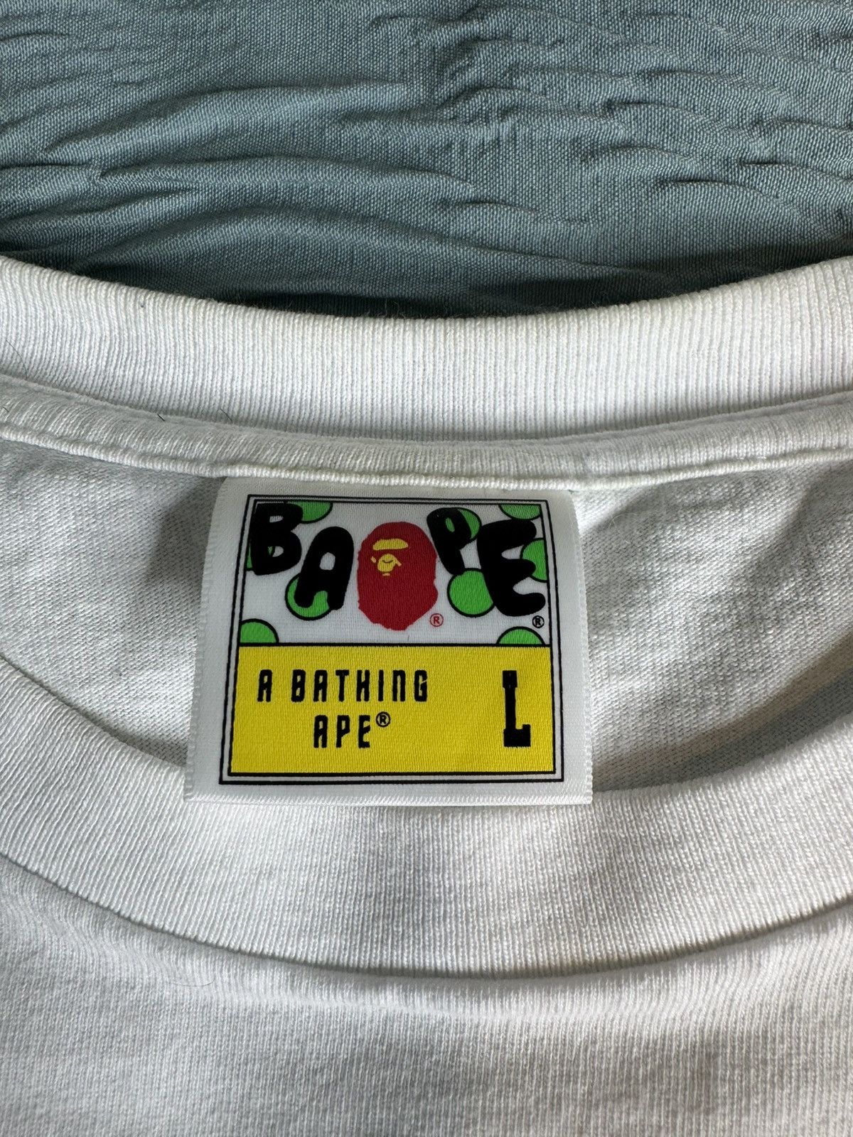Bape A Bathing Ape BAPE Color Camo College “White/Red” T-Shirt Size US L / EU 52-54 / 3 - 3 Thumbnail