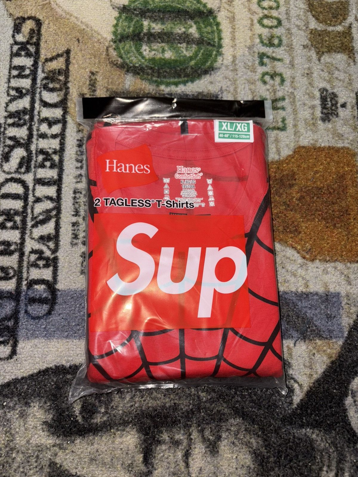 Hanes × Supreme Supreme Hanes Spider-Man Tees (2 Pack) Size US XL / EU 56 / 4 - 1 Thumbnail