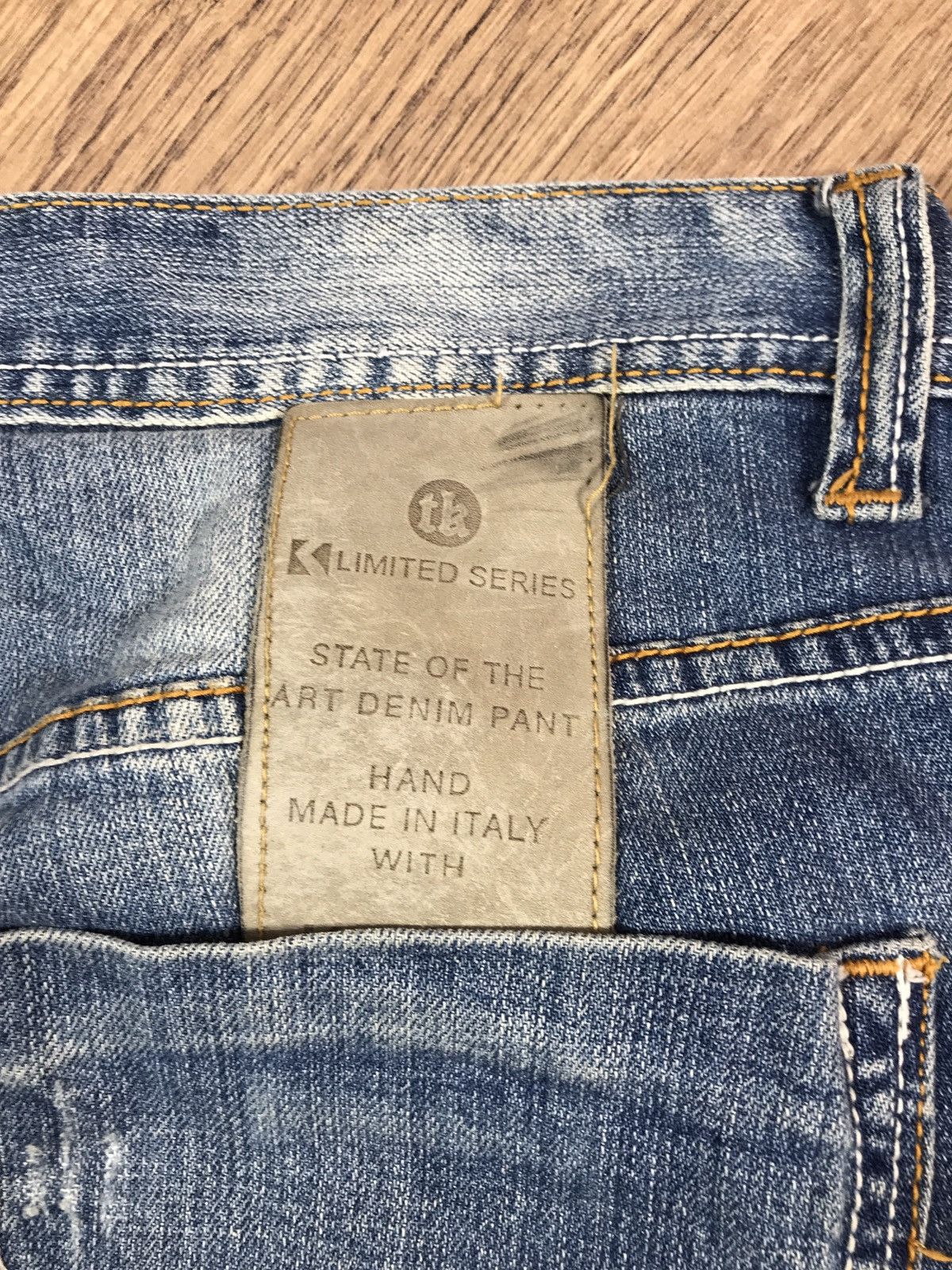 Japanese Brand × Takeshy Kurosawa × Vintage Vintage Takeshy Kurosawa Distressed Jeans Japanese Style Size US 34 / EU 50 - 18 Thumbnail