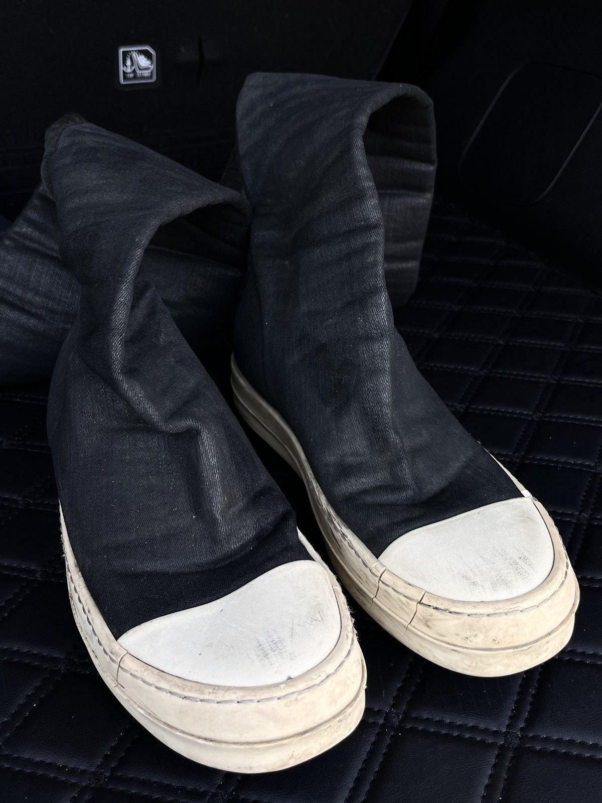 Rick Owens Rick Owens Wax Ramones Sock Sneakers Size US 7 / IT 37 - 5 Thumbnail