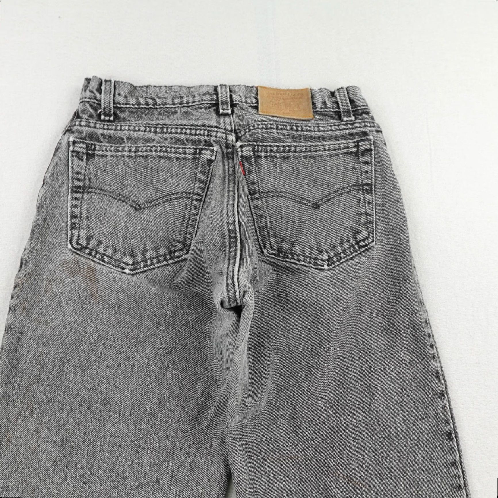 Levi's VINTAGE Levi's 540 Jeans Mens 31x32 Gray Acid Wash Denim 90s Grunge Made In USA Size US 31 - 7 Thumbnail