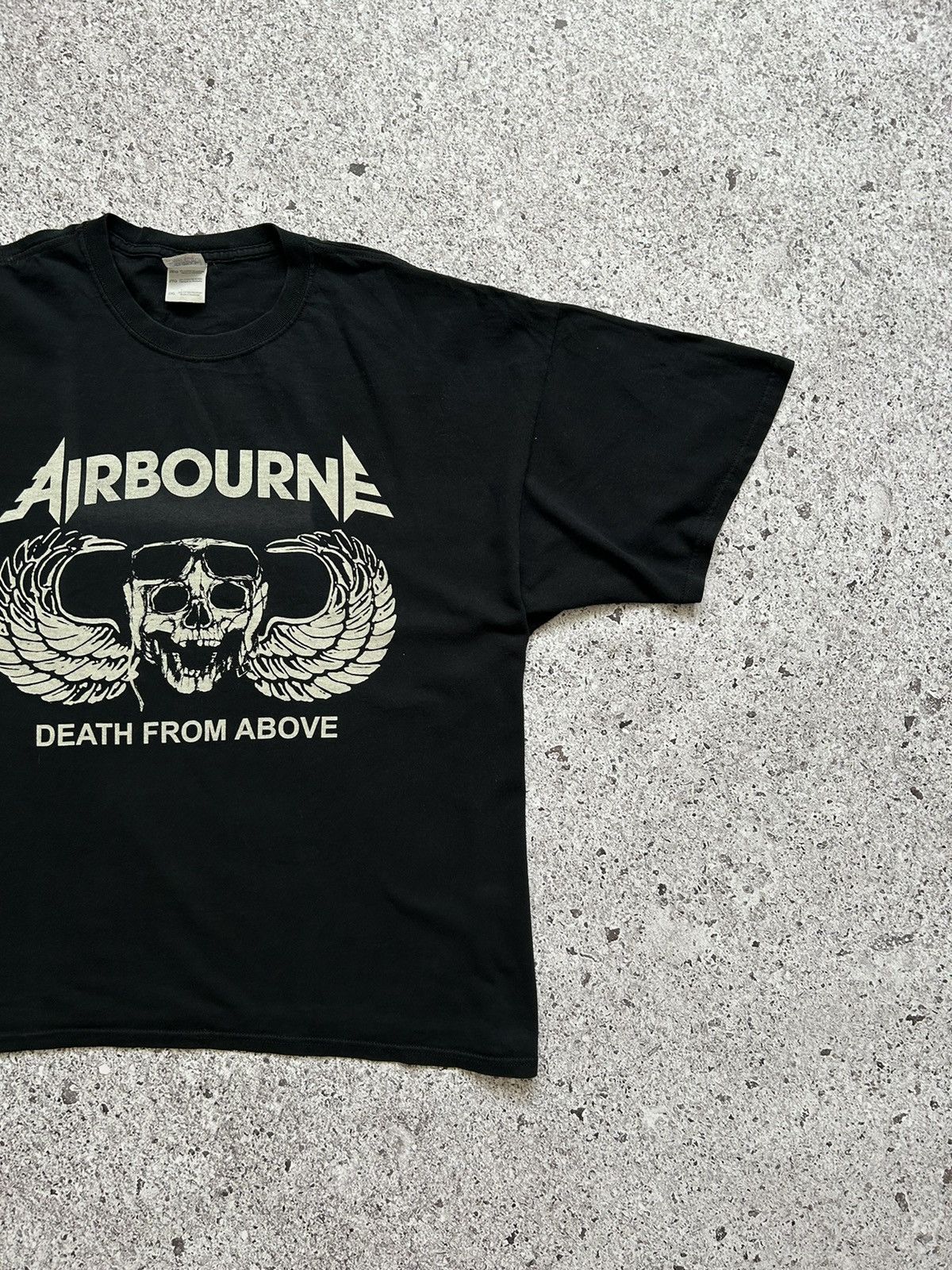 Band Tees × Vintage Vintage Army Death From Above Airbourne T-Shirt Skull Y2K Size US XXL / EU 58 / 5 - 1 Thumbnail