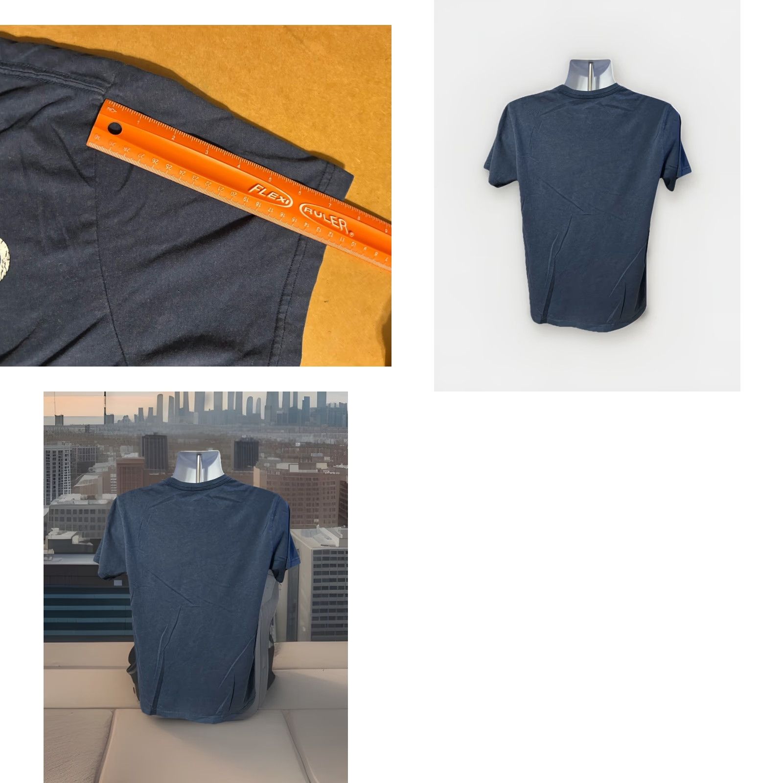 Vintage Pink Floyd The Dark Side Of The Moon Shirt Navy Blue Short Sleeve Adult Medium Crew Neck Graphi c Pullover T-Shirt Casual Basic Size M / US 6-8 / IT 42-44 - 9 Thumbnail