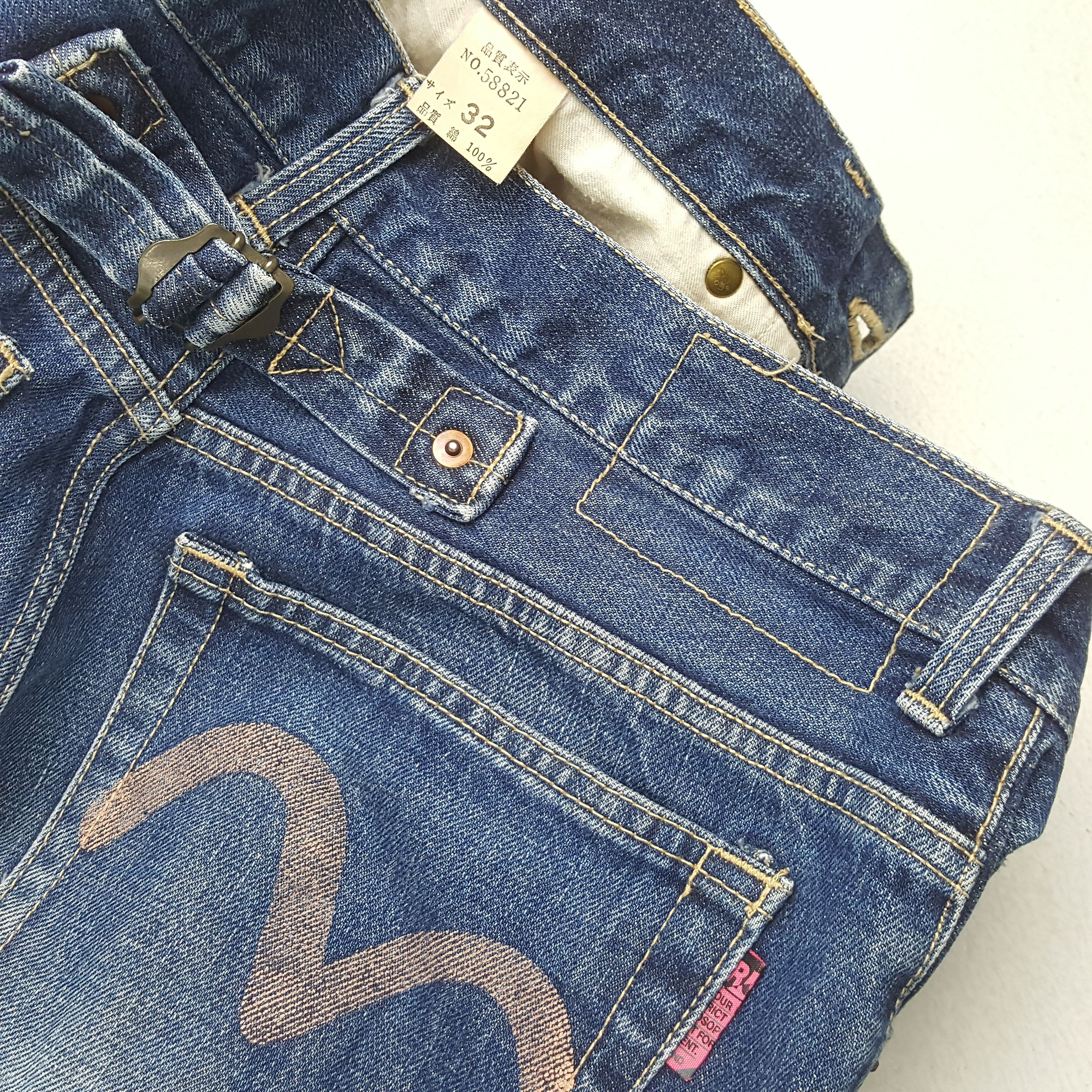 Evisu × Japanese Brand × Vintage EVISU Japanese Brand Streetwear Custom Daicock Jeans Size US 28 / EU 44 - 15 Thumbnail