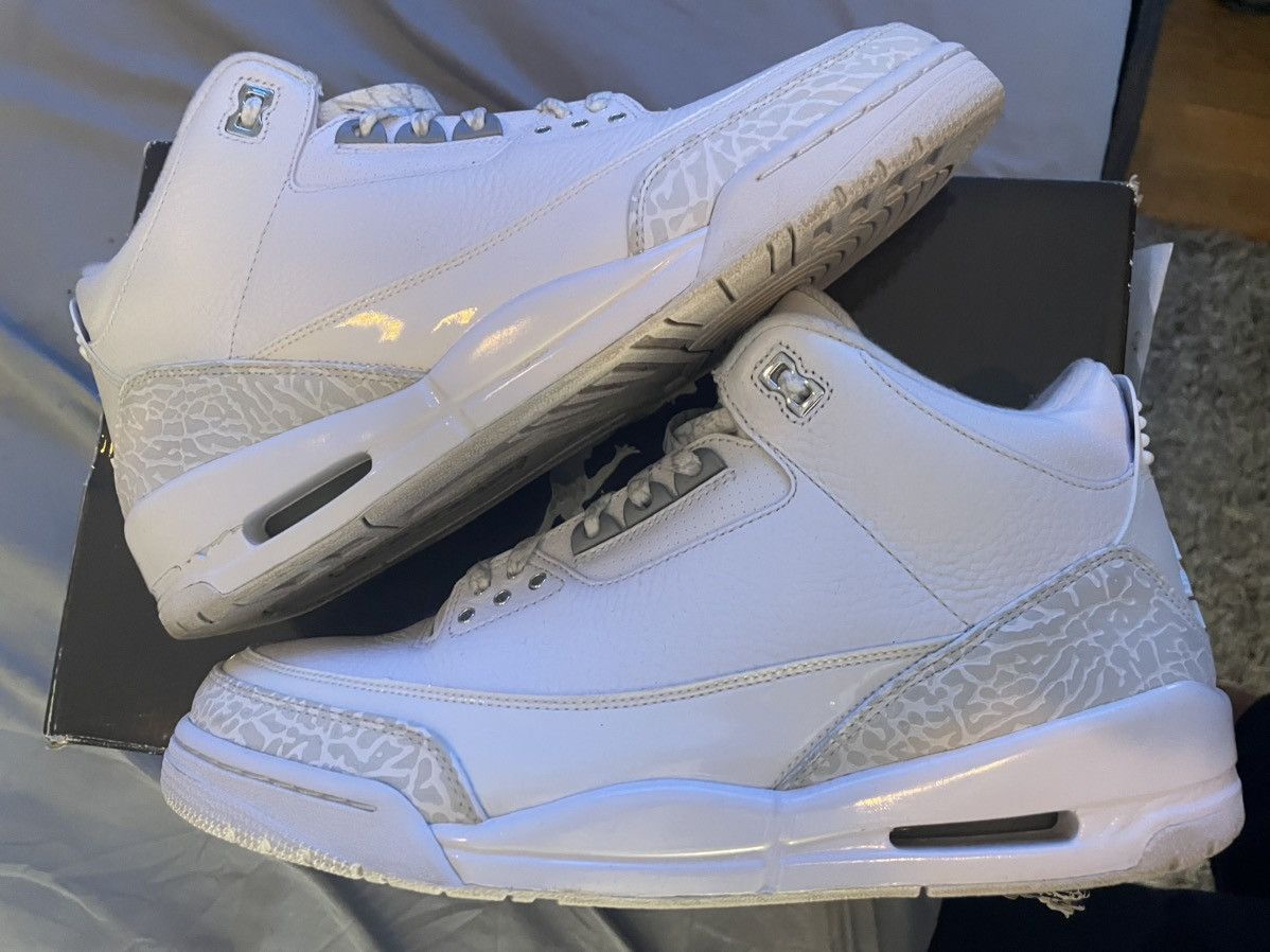 Jordan Brand Air Jordan 3 Pure Money 2007 Size 11.5 Size US 11.5 / EU 44-45 - 9 Thumbnail