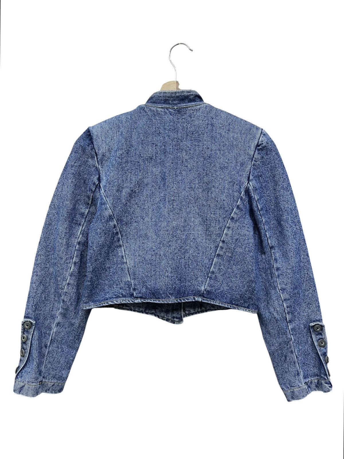 Guess Vtg 80s Guess Georges Marciano Denim Jacket Made in USA Sz S Size S / US 4 / IT 40 - 4 Thumbnail